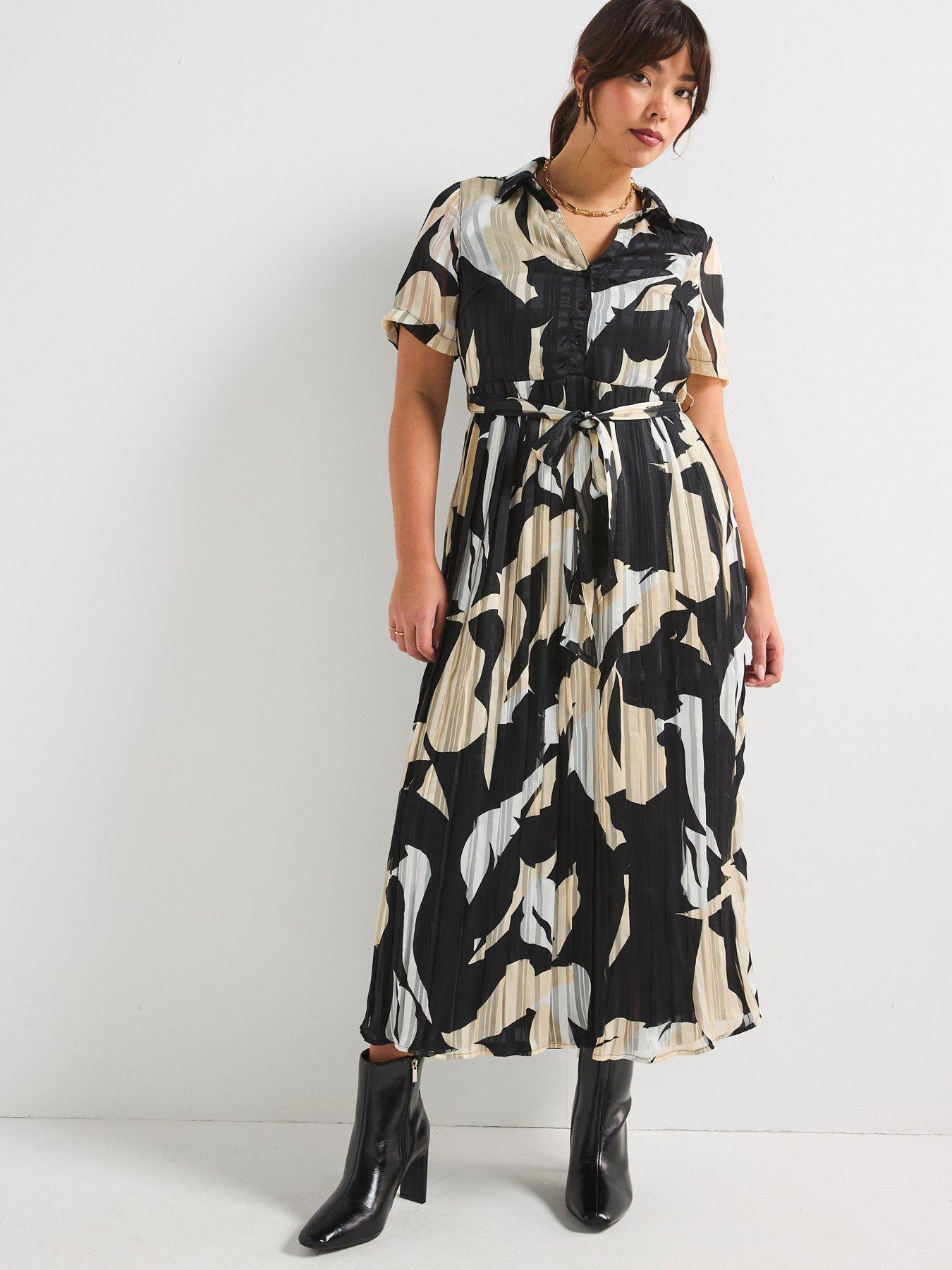 v-by-very-curve-pleated-skirt-midi-dress-print