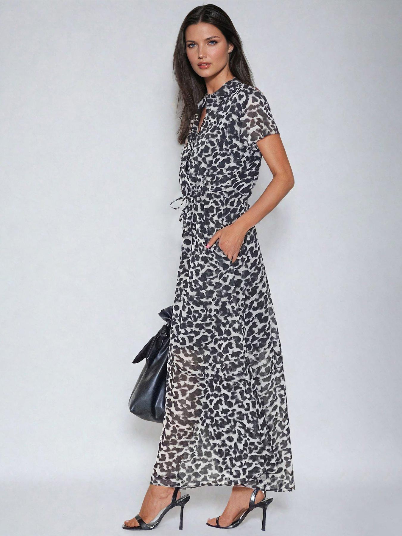 undefined Destiny Shirt Dress- Multi