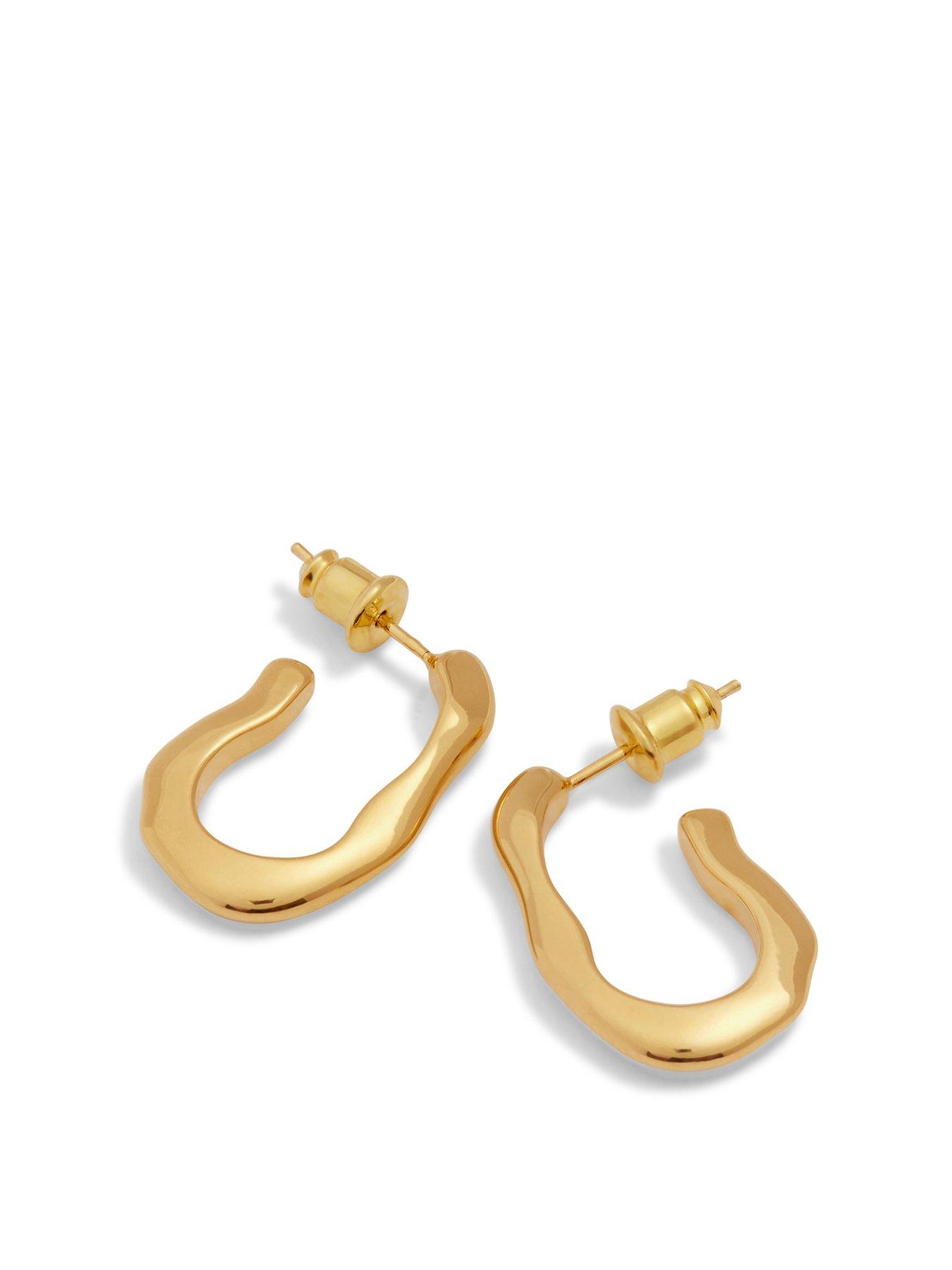 undefined Hera Waterproof Gold Hoop Earrings