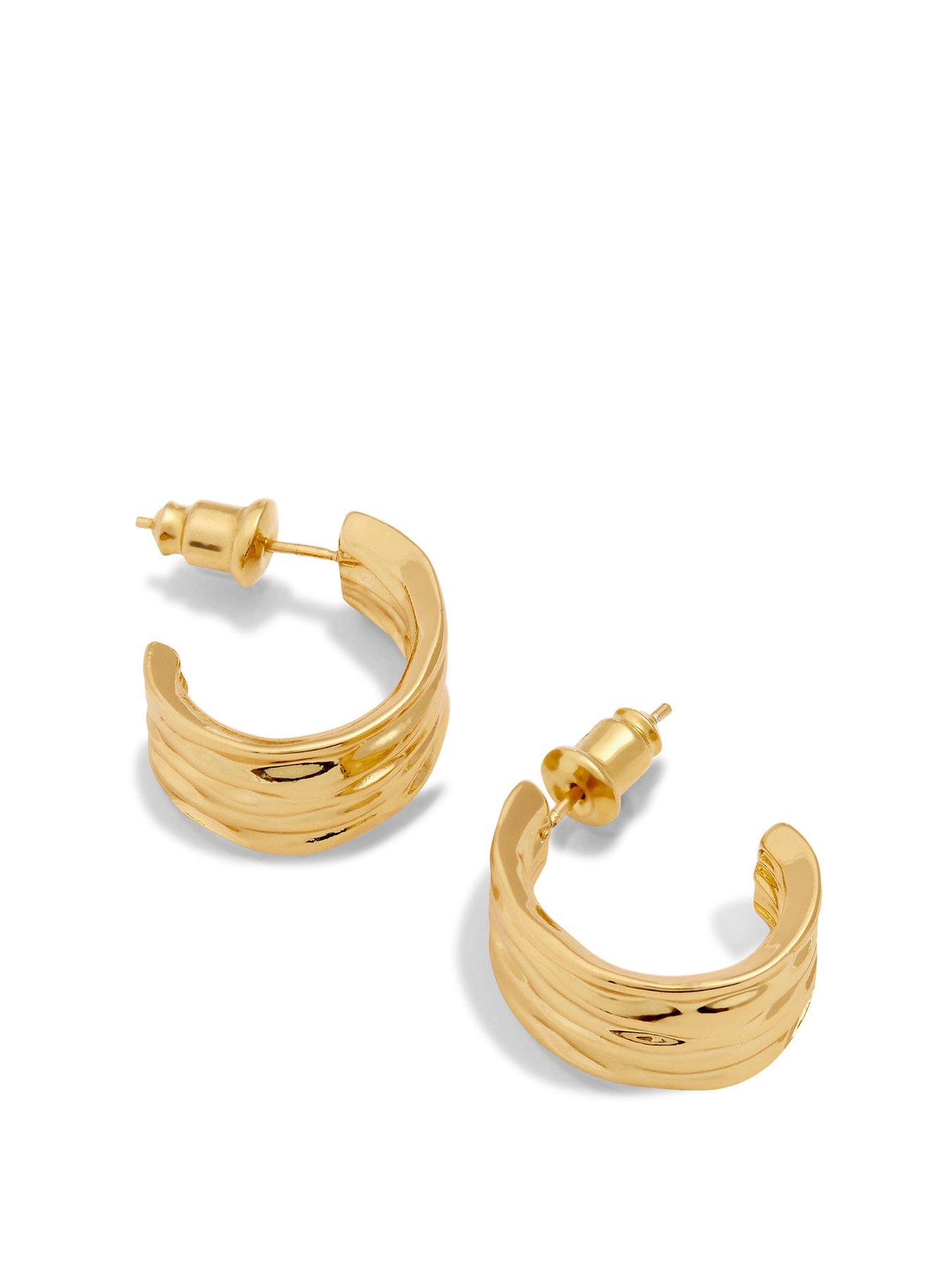 undefined Cleyo Waterproof Gold Hoop Earrings