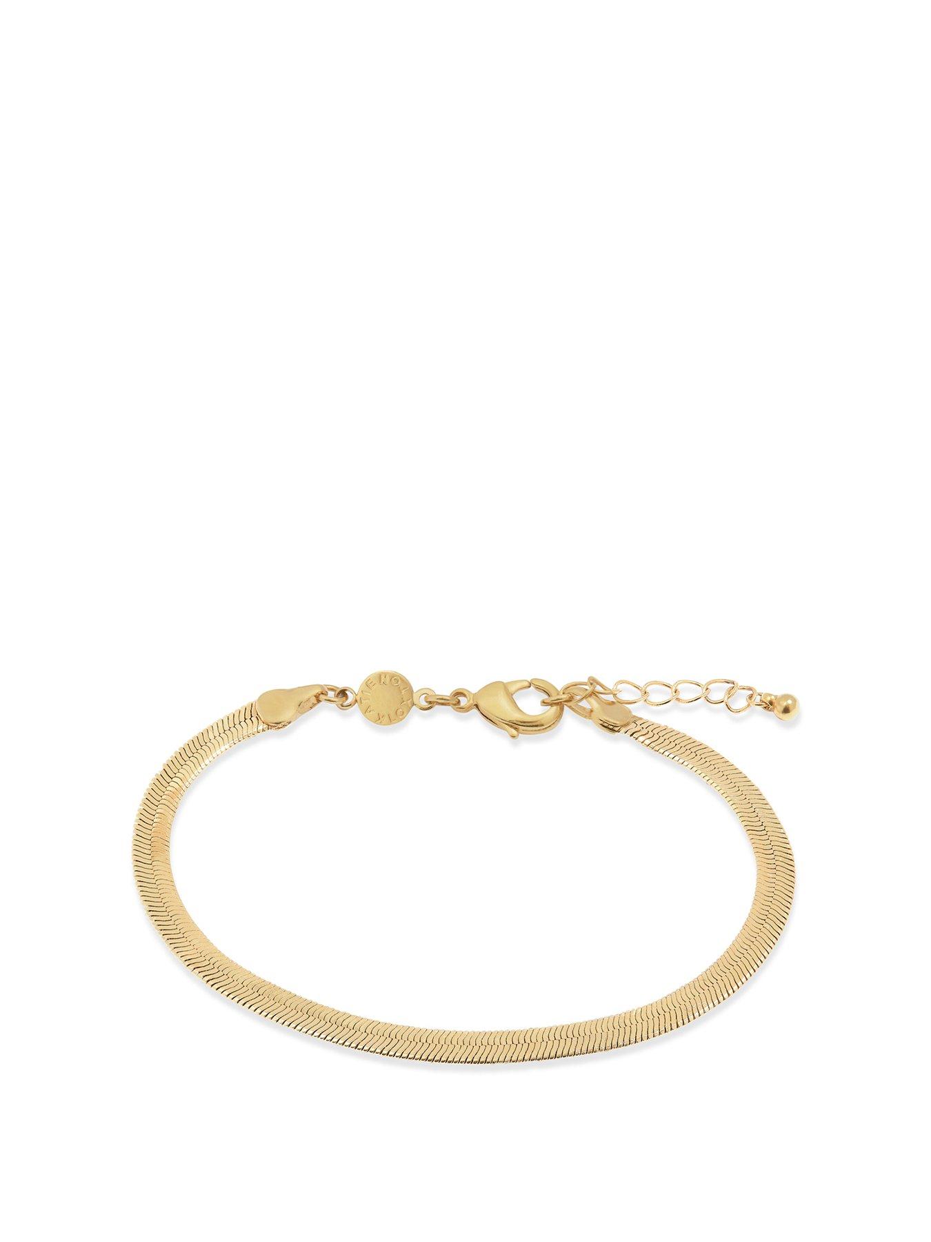undefined Ciana Waterproof Gold Snake Chain Bracelet