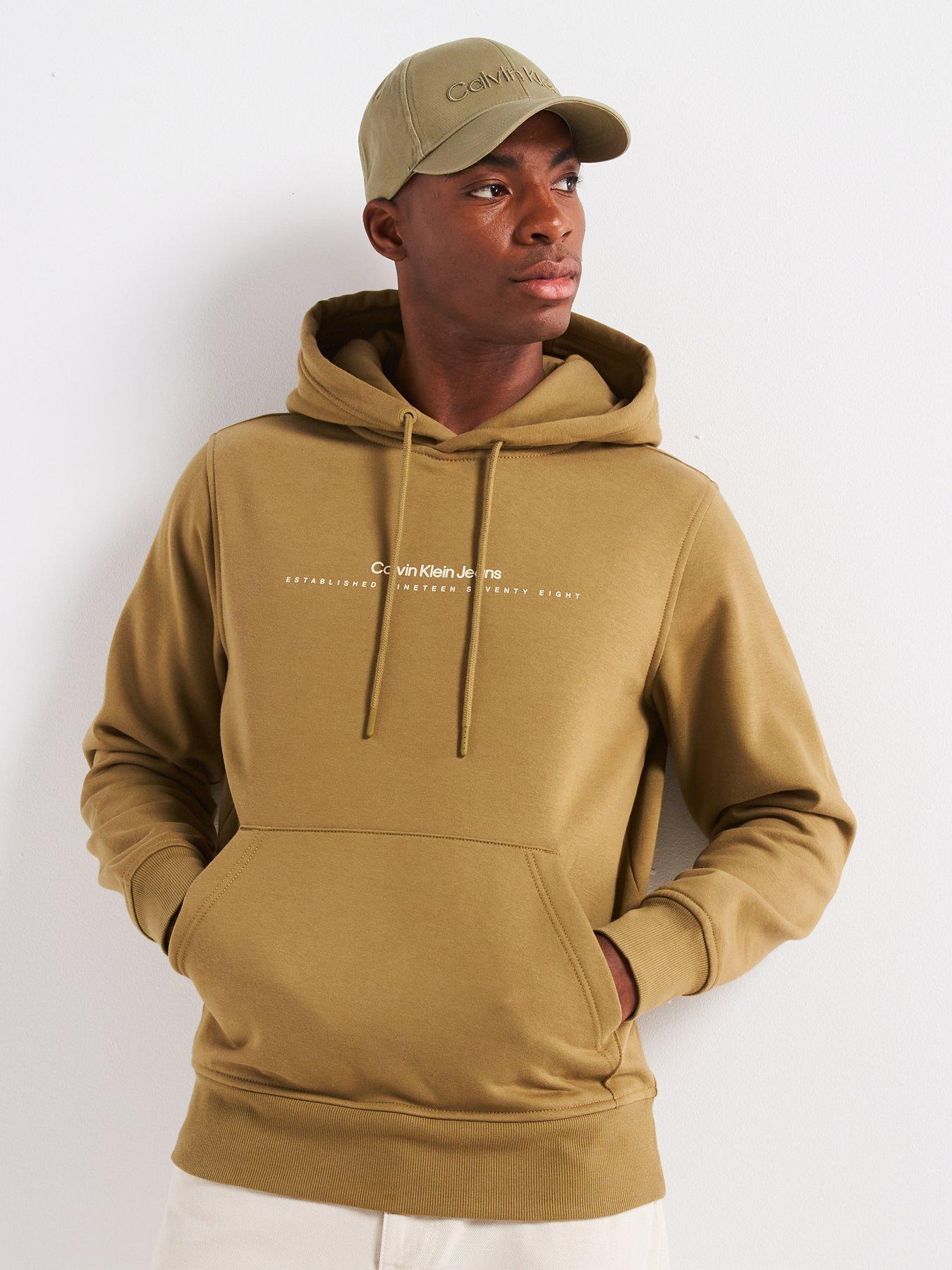 undefined Minimal Logo Hoodie - Green