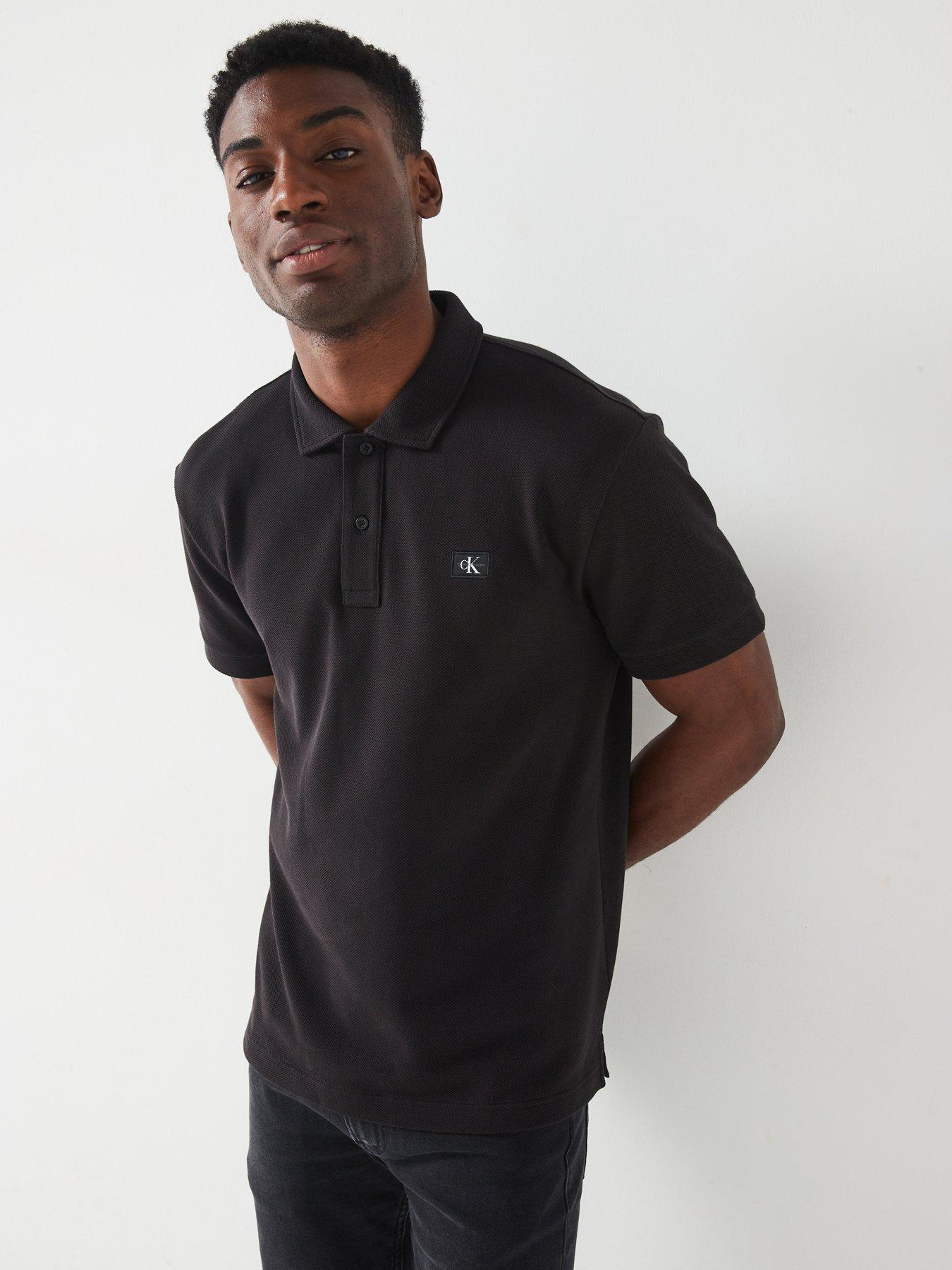 calvin-klein-jeans-left-chest-woven-label-polo-shirt-black
