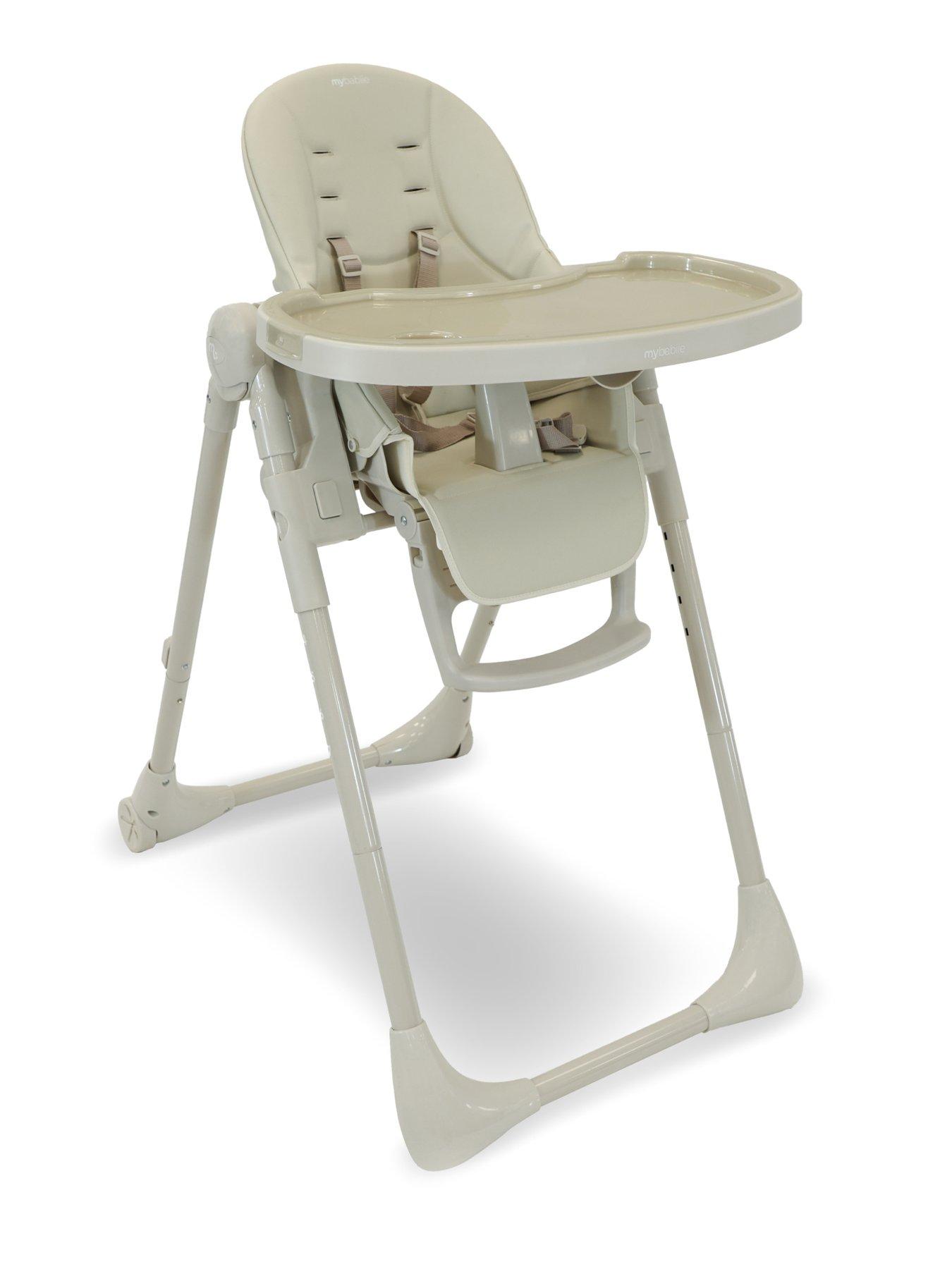 Image 1 of 8 of My Babiie MBHC9 Luxe Highchair from Birth - Oatmeal