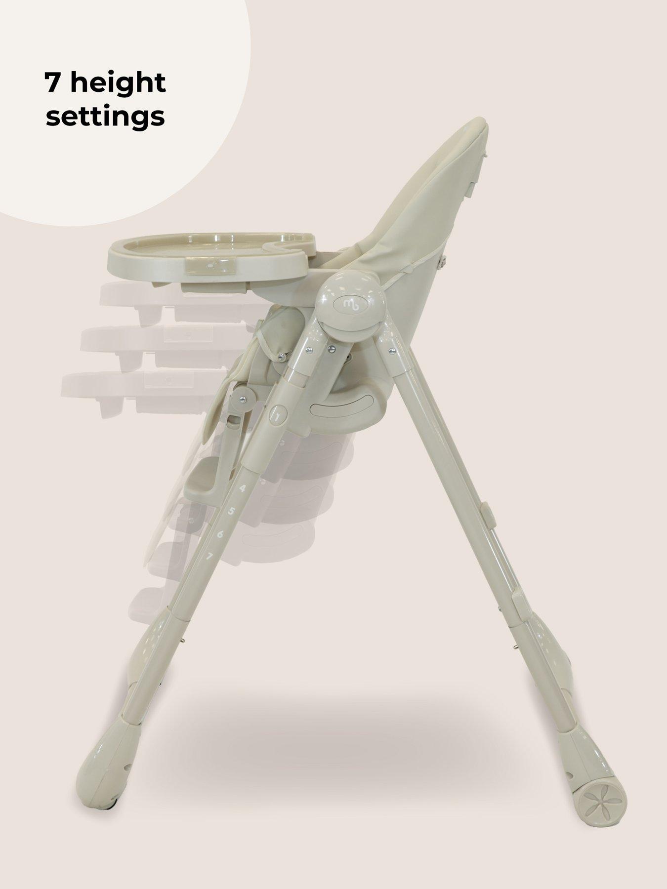  image of my-babiie-mbhc9-luxe-highchair-from-birth-oatmeal