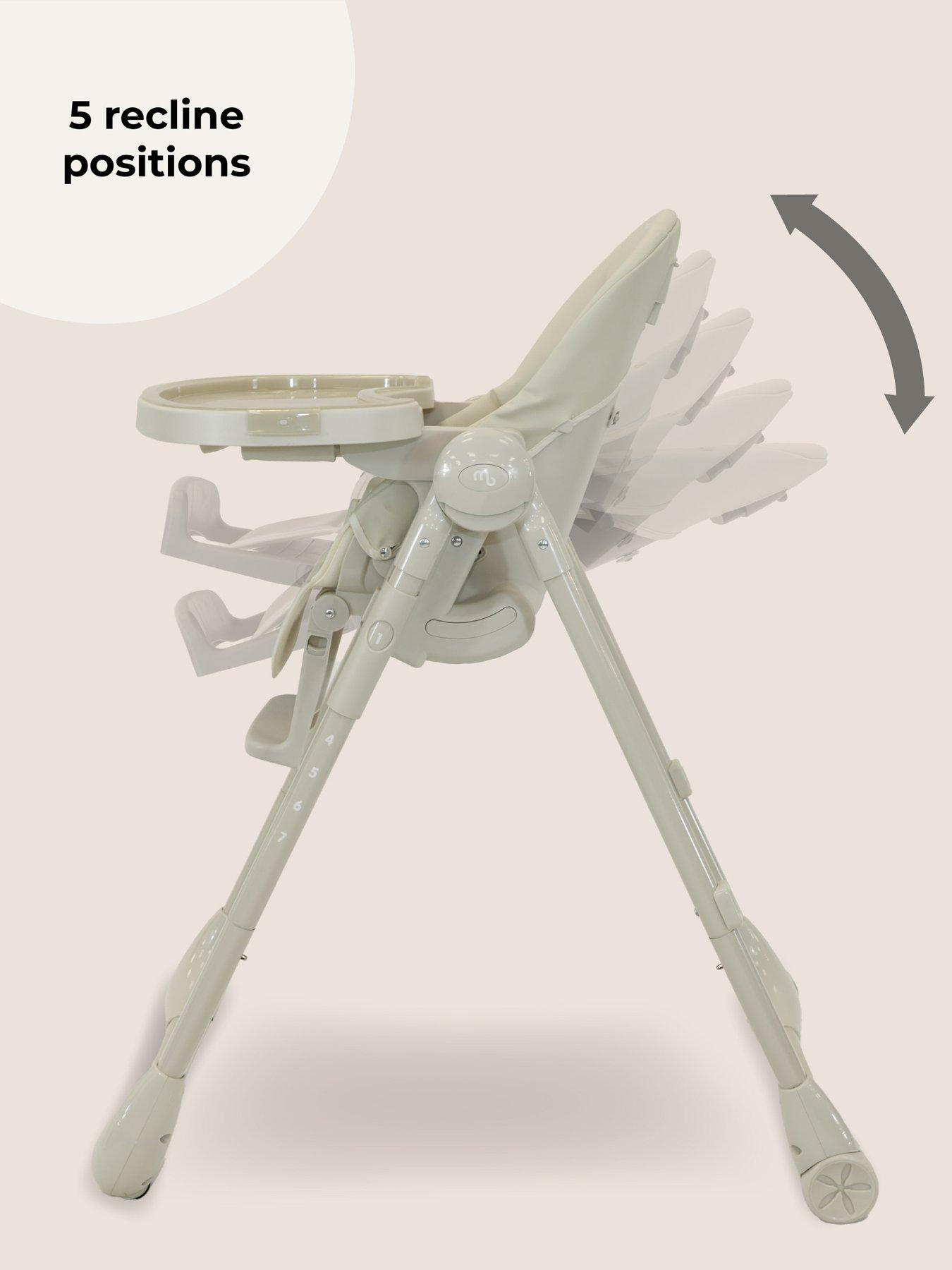  image of my-babiie-mbhc9-luxe-highchair-from-birth-oatmeal