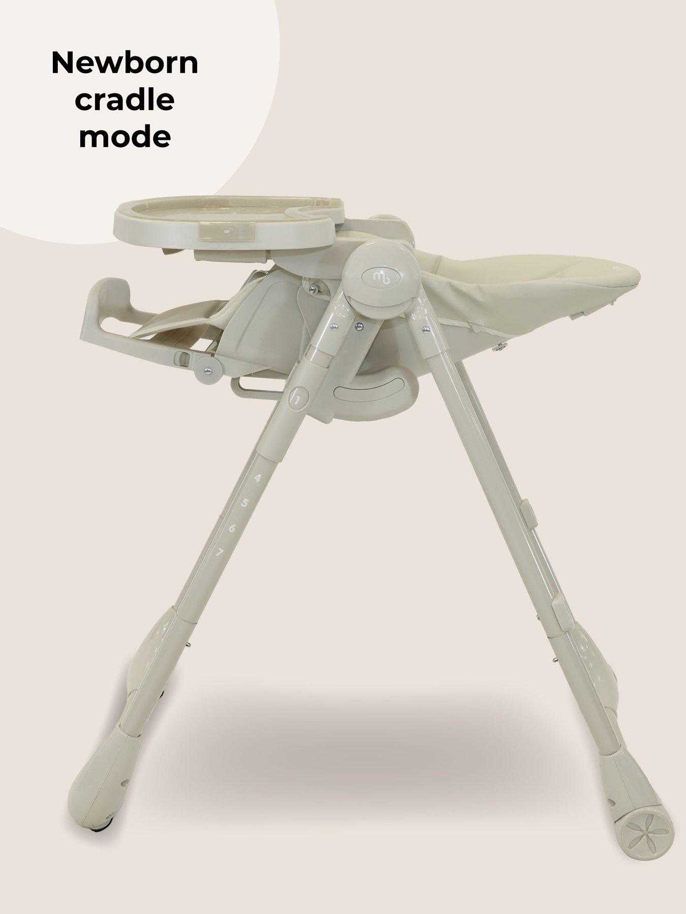  image of my-babiie-mbhc9-luxe-highchair-from-birth-oatmeal
