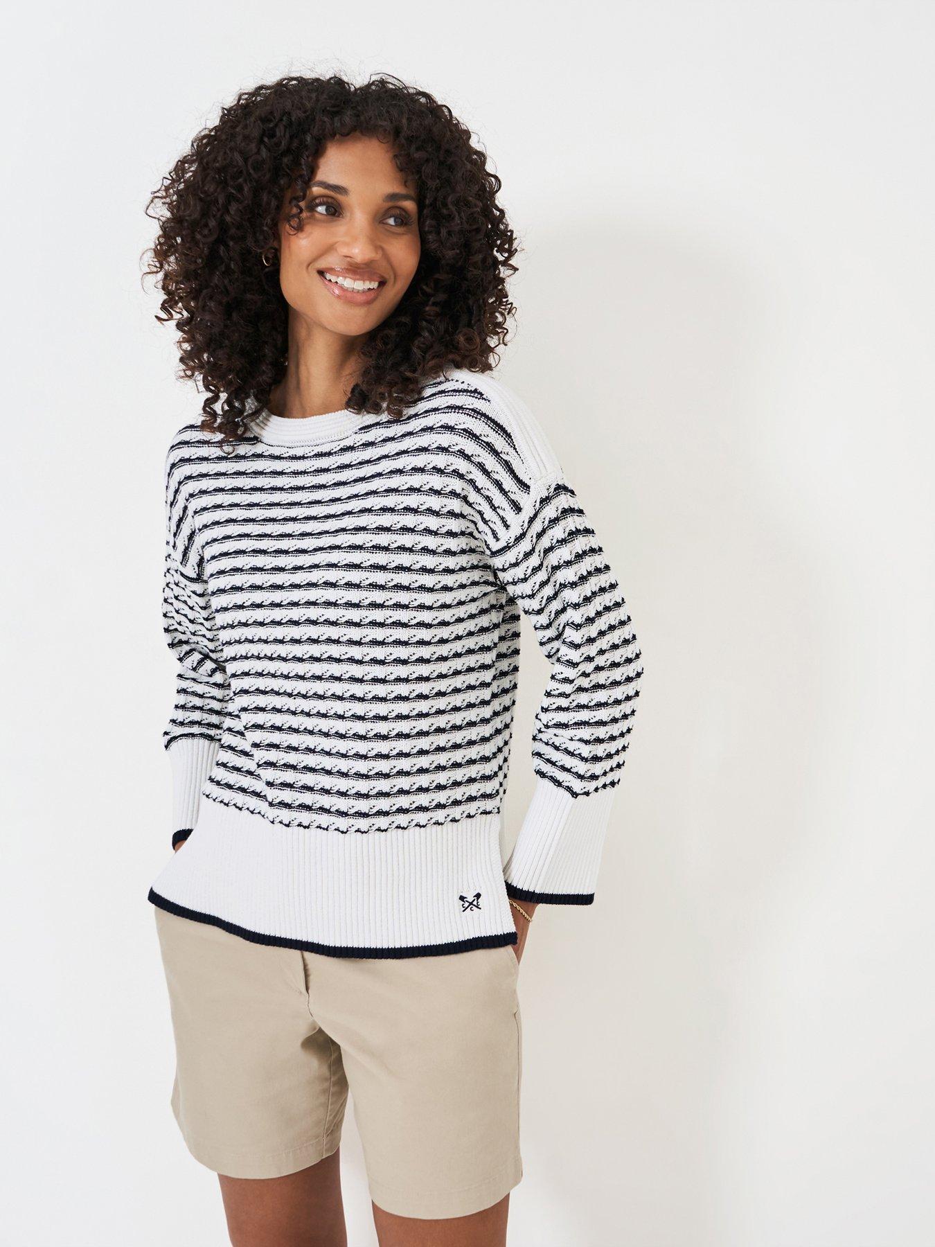 undefined Emily Easy Sweater - White