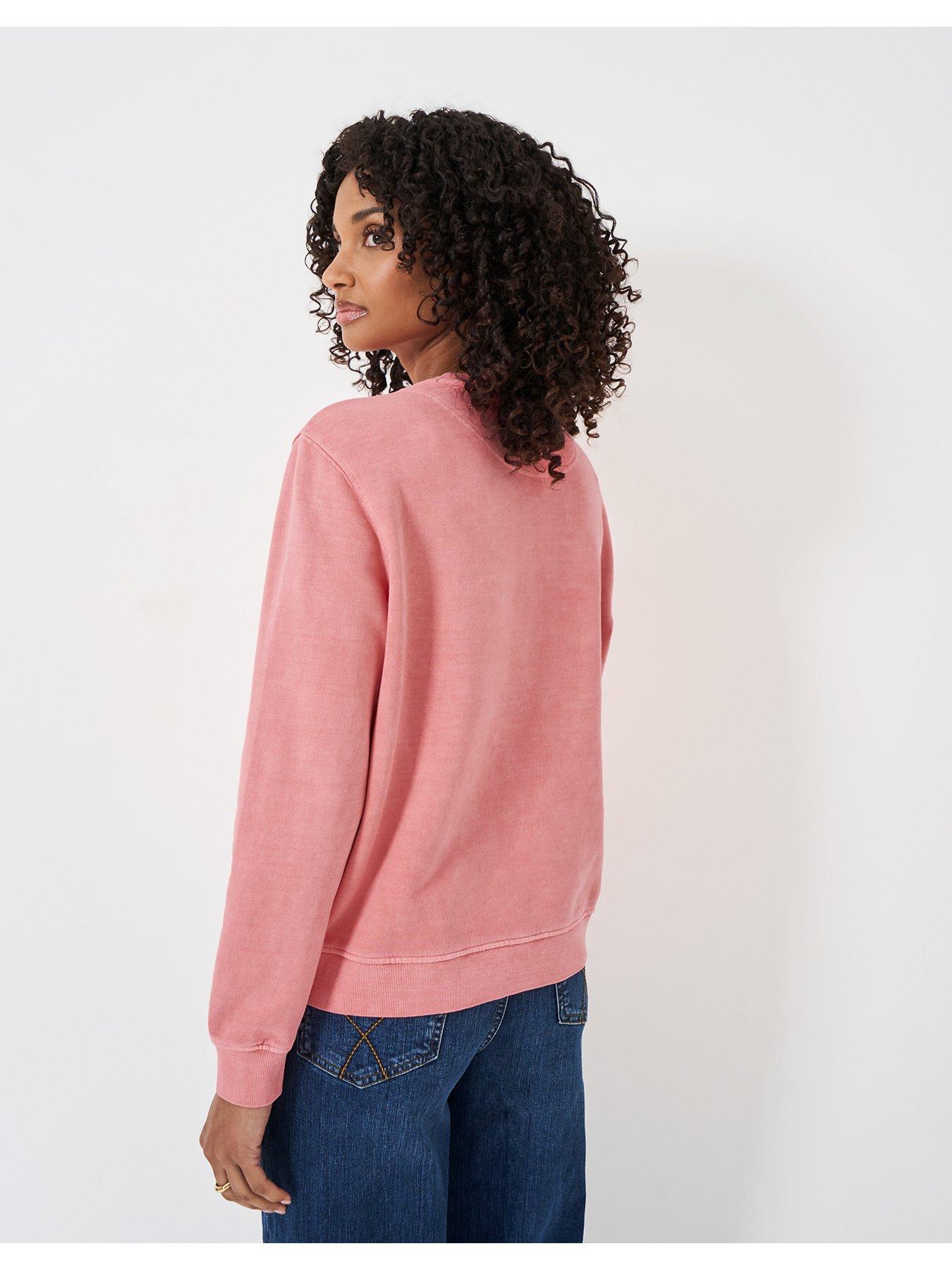  image of crew-clothing-crewneck-sweatshirt-orange
