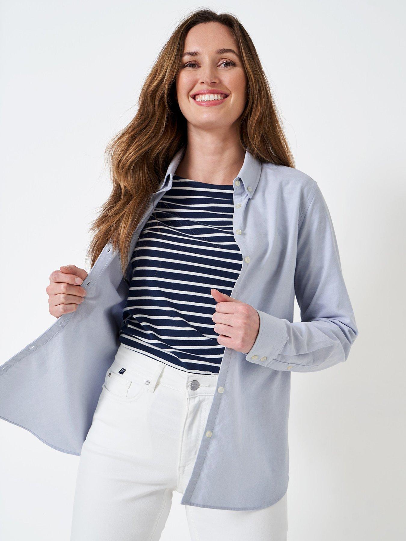 undefined Bracken Oxford Shirt - Blue