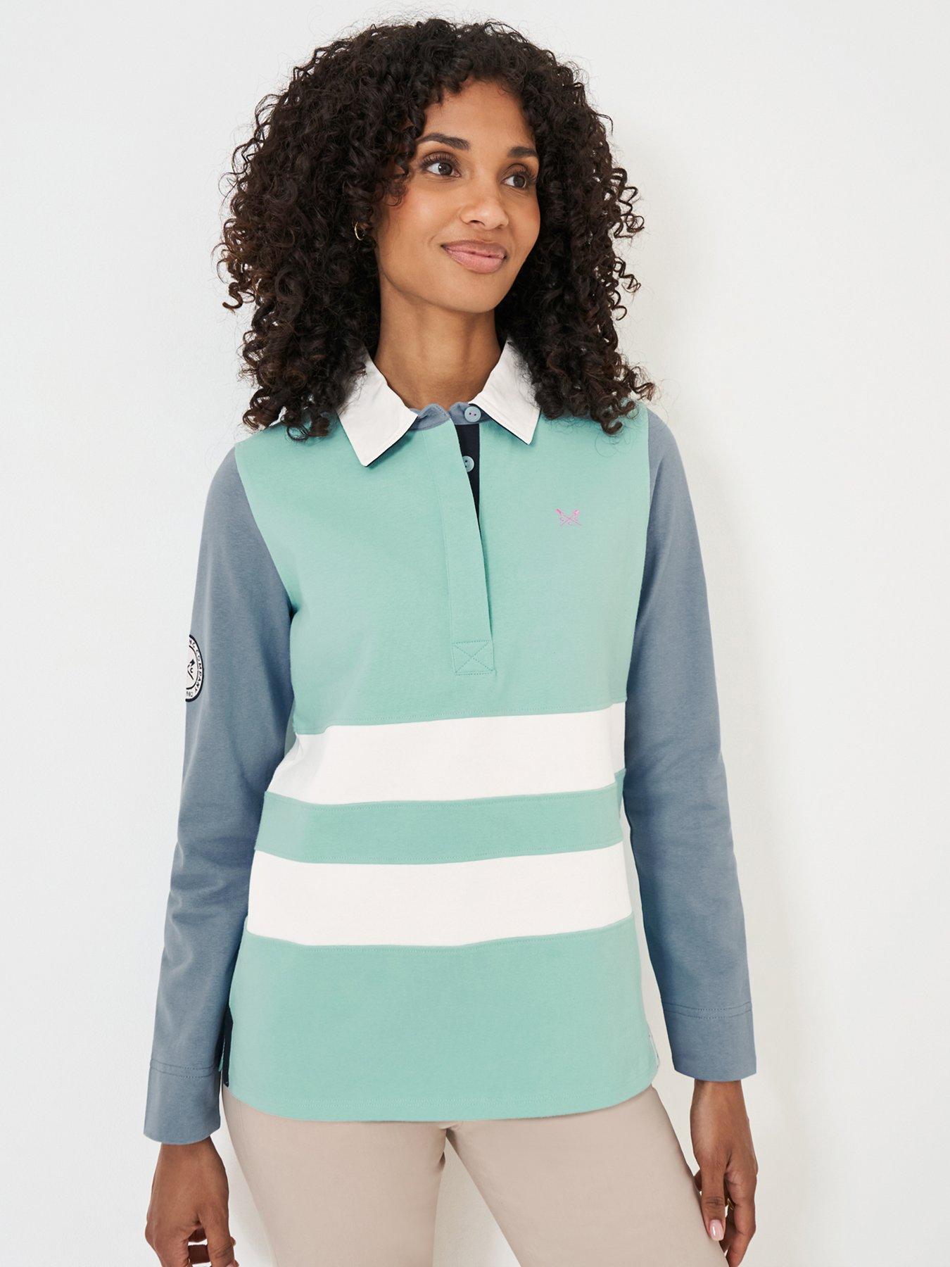 undefined Long Sleeve Rugby Shirt - Blue