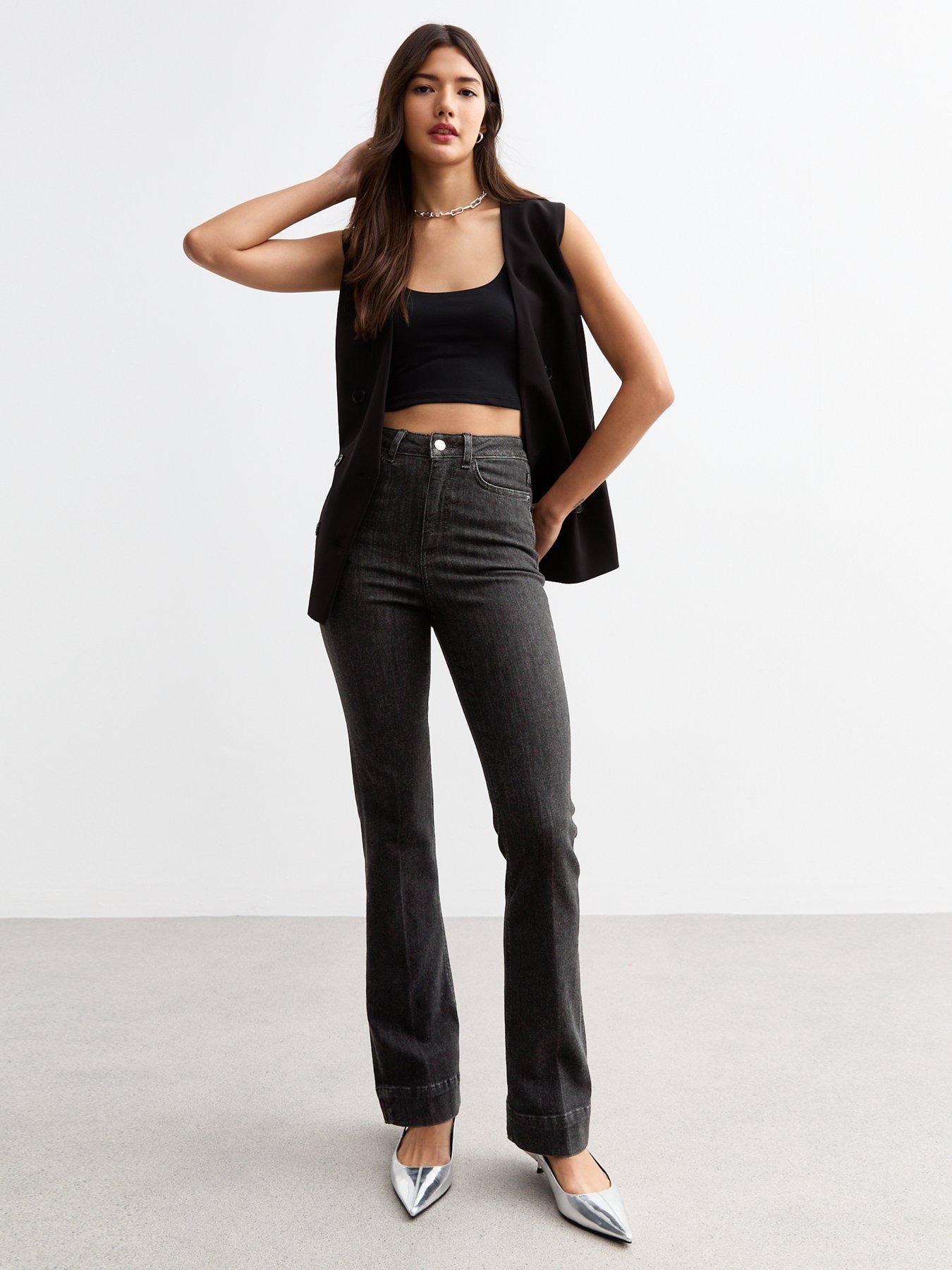 undefined Flared Jeans - Black