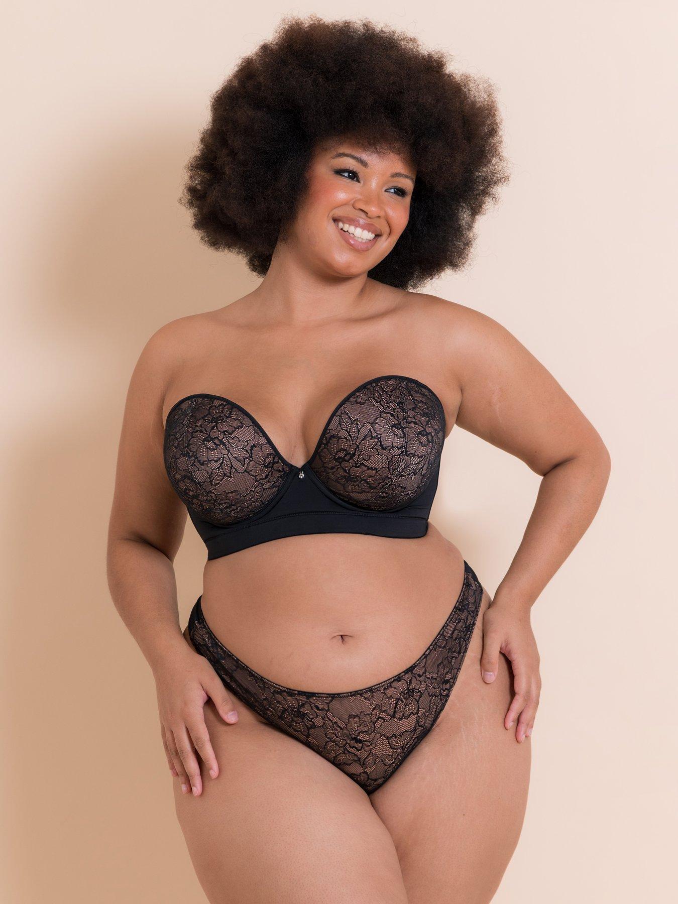 undefined Hey Girls Superplunge Strapless Multiway Bra - Black/latte