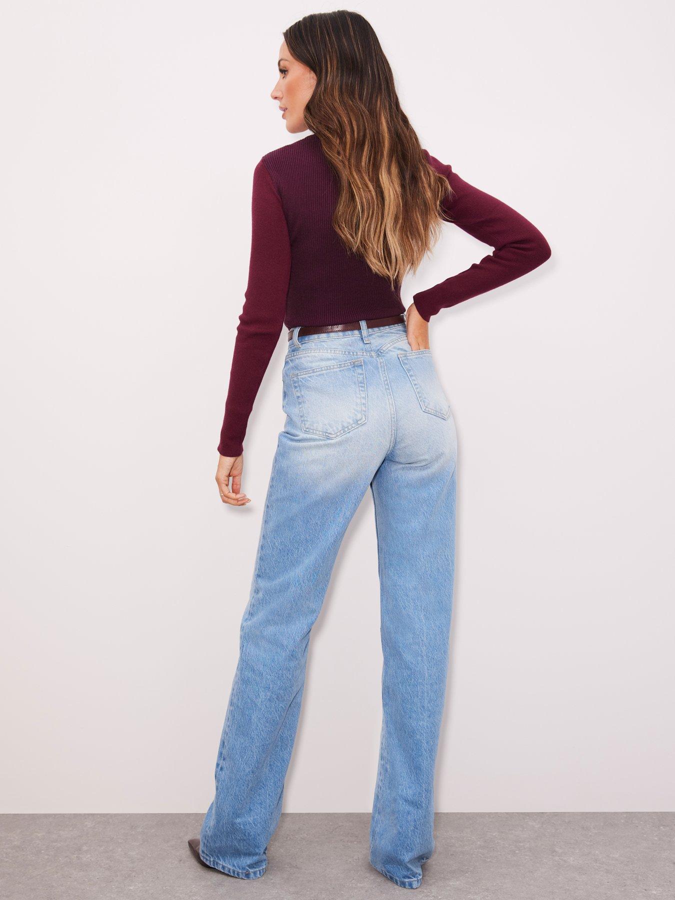 Wide Leg Jeans Blue