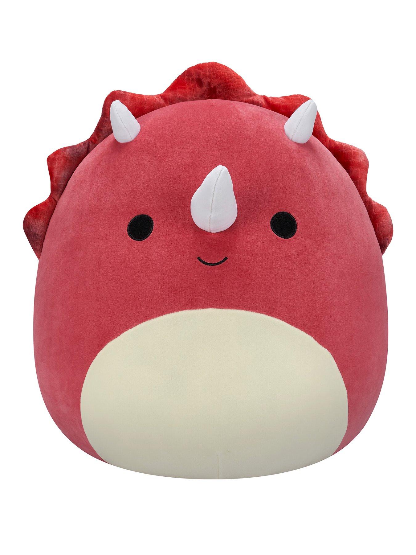  image of squishmallows-jumbo-plushnbsp20--nbsptristan-thenbspred-triceratops