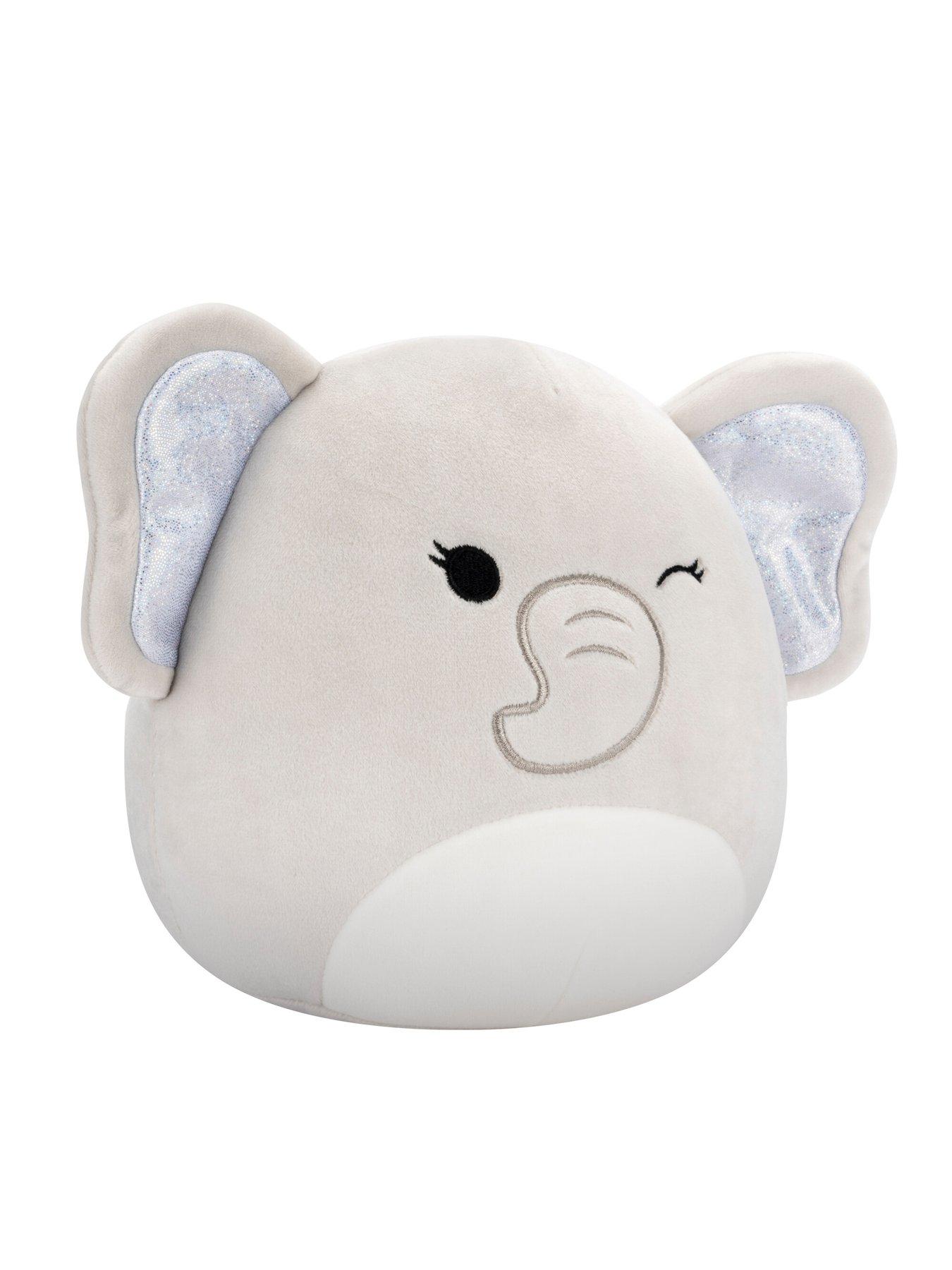 Image 2 of 8 of Squishmallows 7.5-Inch Little Plush - Cherish - Winking Grey Elephant (with Sparkle Ears)