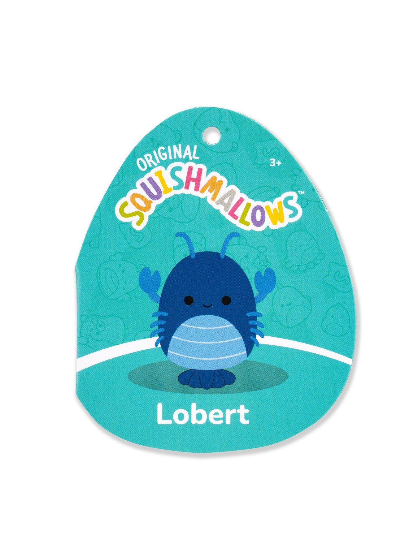  image of squishmallows-75-inchnbsplittle-plushnbsplobert-thenbspblue-lobster