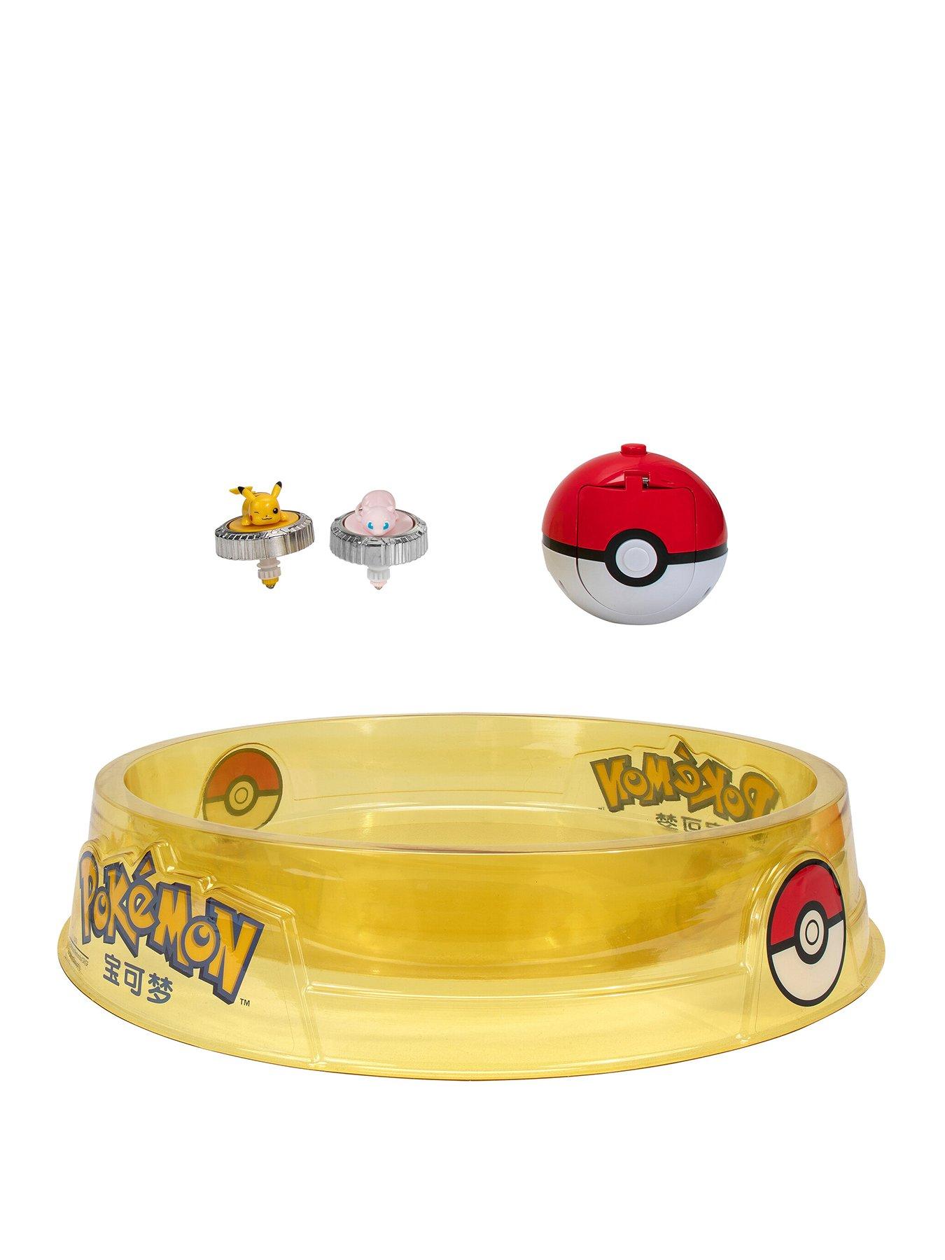 Image 1 of 8 of Pokemon Pok&eacute;mon Battle Spinner Arena Set - Two Battle Spinners with Two Pok&eacute; Ball Spinner Launchers and Battle Arena