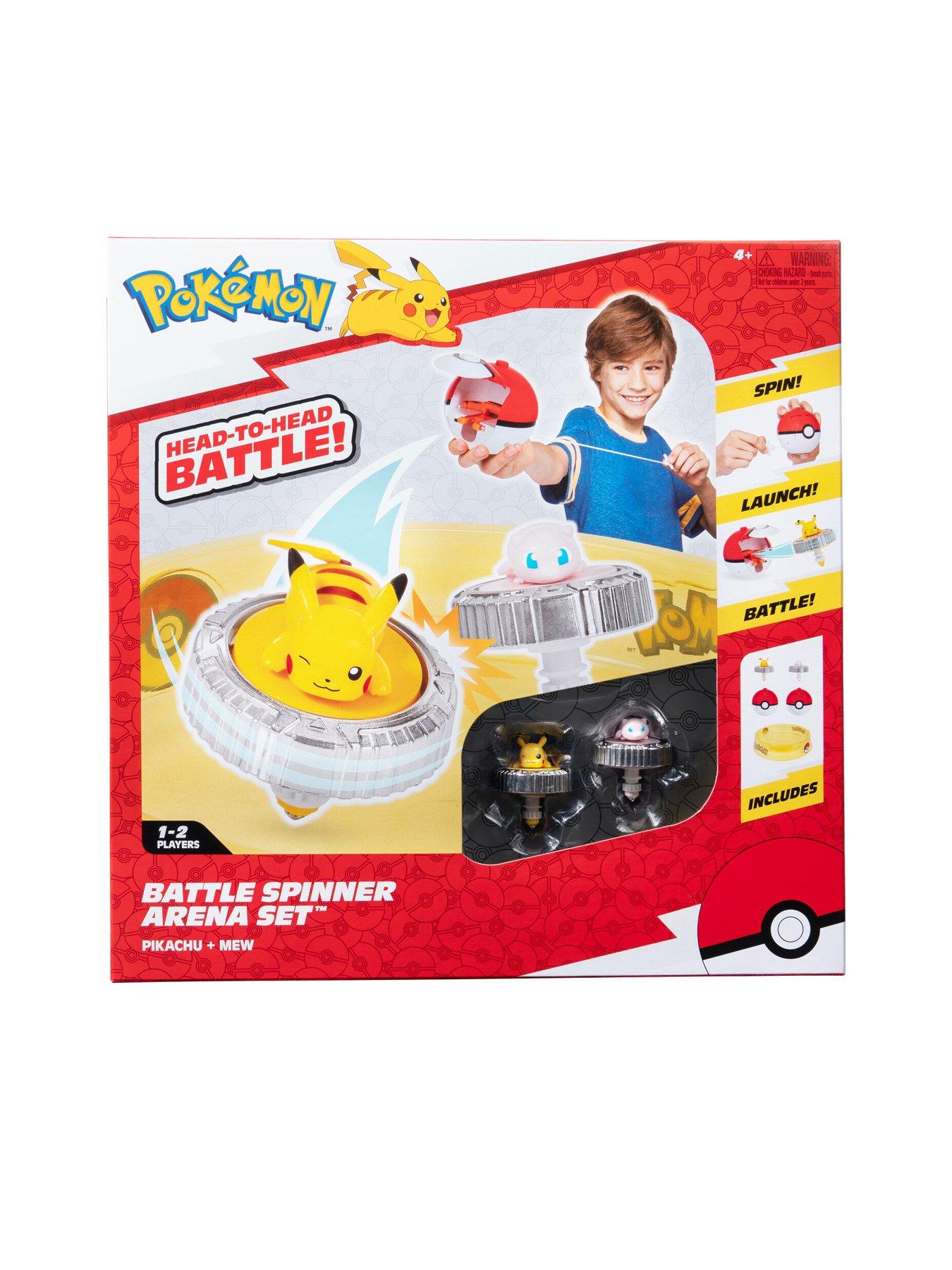 Image 2 of 8 of Pokemon Pok&eacute;mon Battle Spinner Arena Set - Two Battle Spinners with Two Pok&eacute; Ball Spinner Launchers and Battle Arena