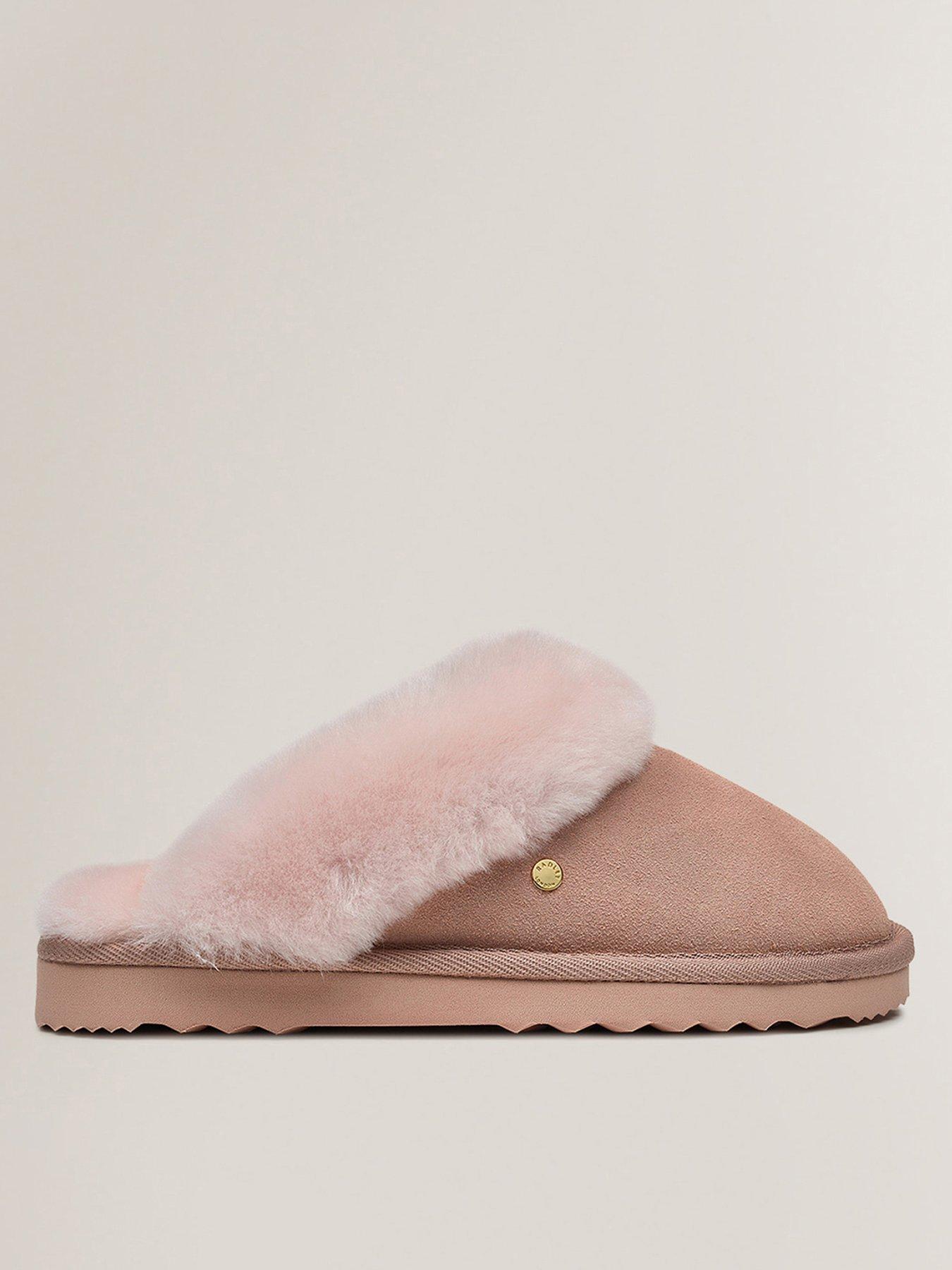  image of radley-maple-lane-shearling-mule-pink