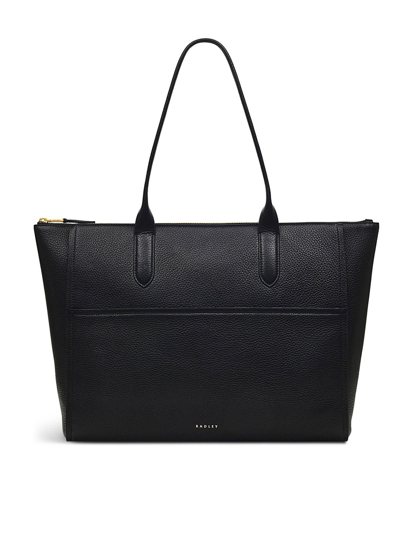 undefined Oak Street Medium Ziptop Tote - Black