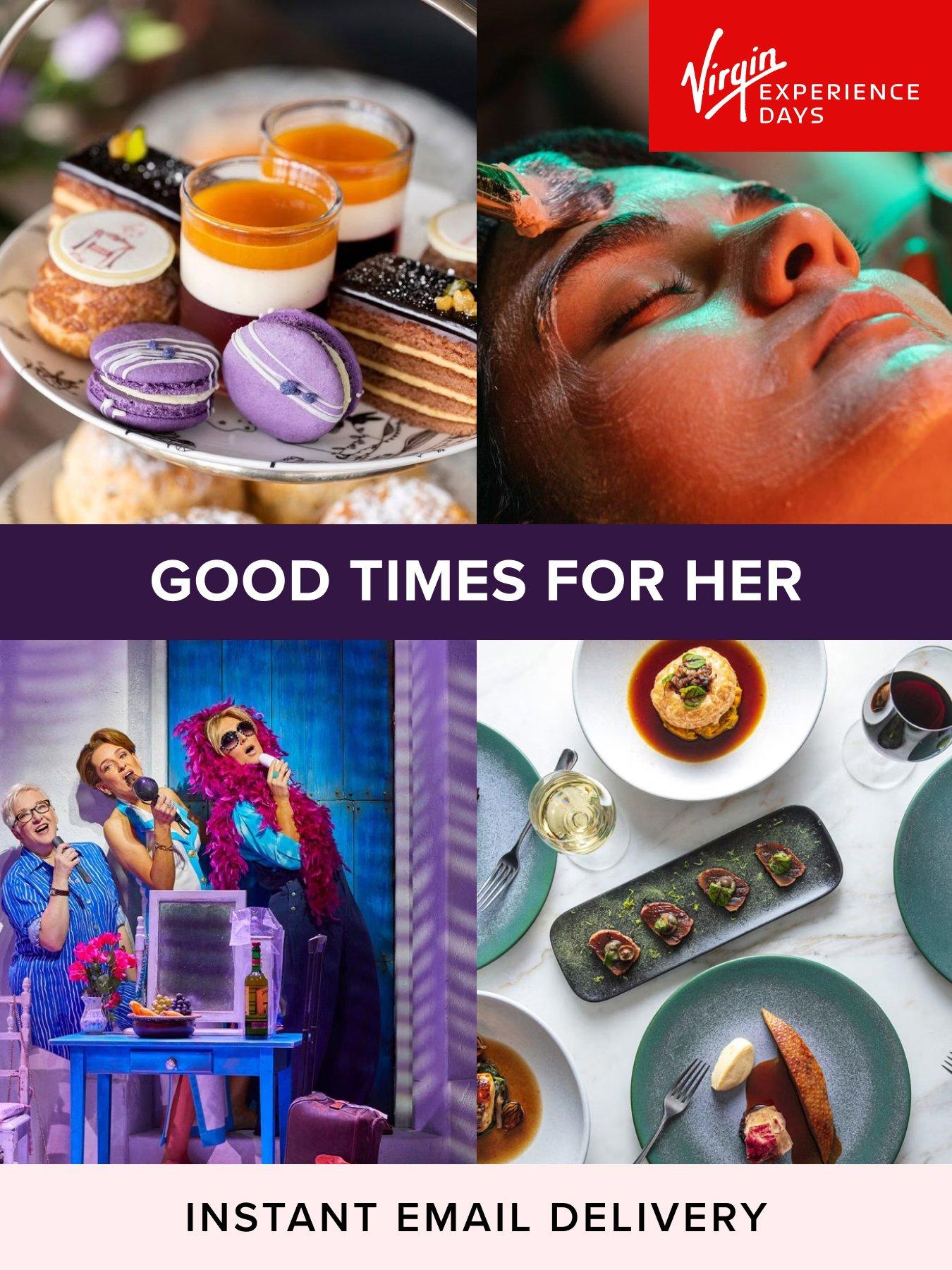 Virgin Experience Days Good Times for Her Collection - Over 150 Experiences To Choose From