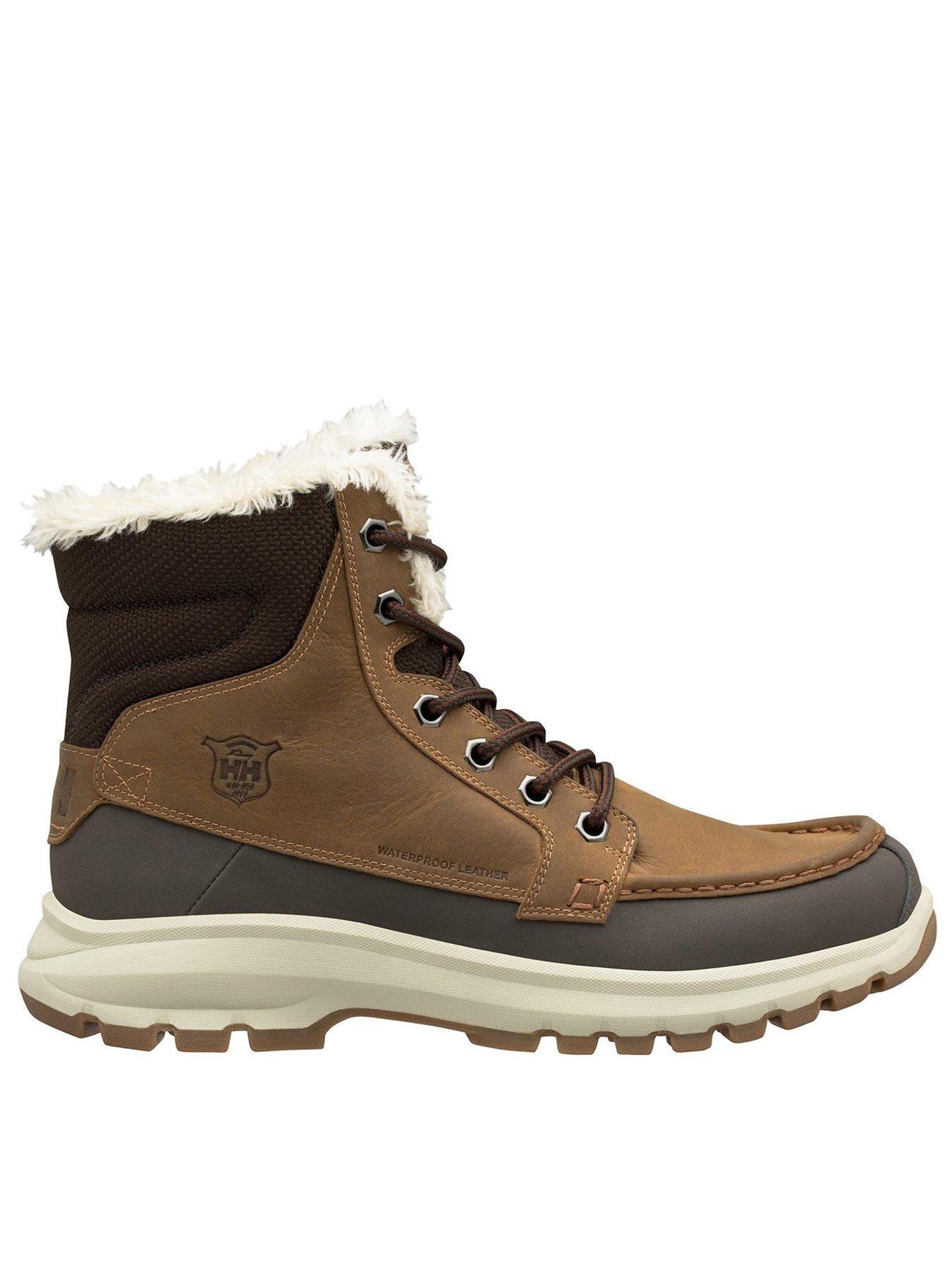  image of helly-hansen-mens-garibaldi-winter-boots-tobacco-brown