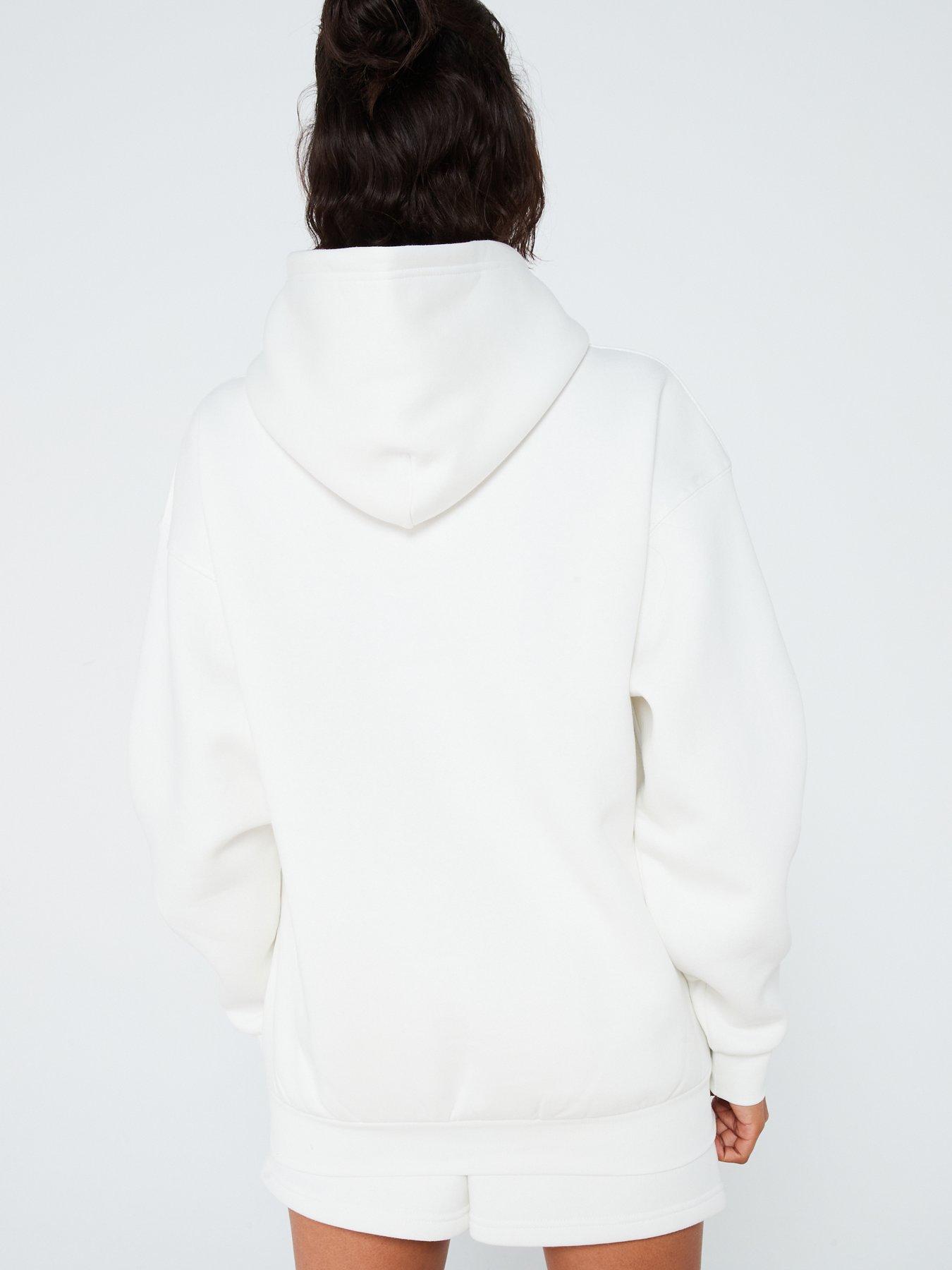  image of gym-king-womens-365-relaxed-fit-hoodie-cream