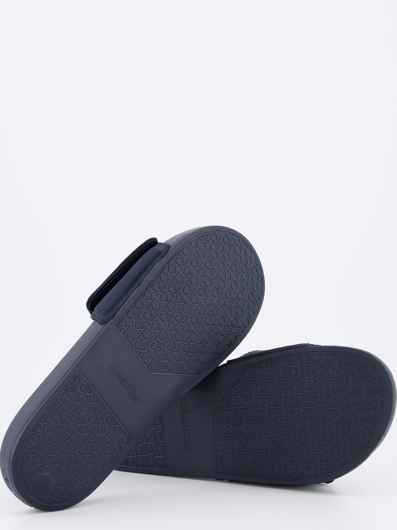 image of calvin-klein-adjustable-pool-slide-navy
