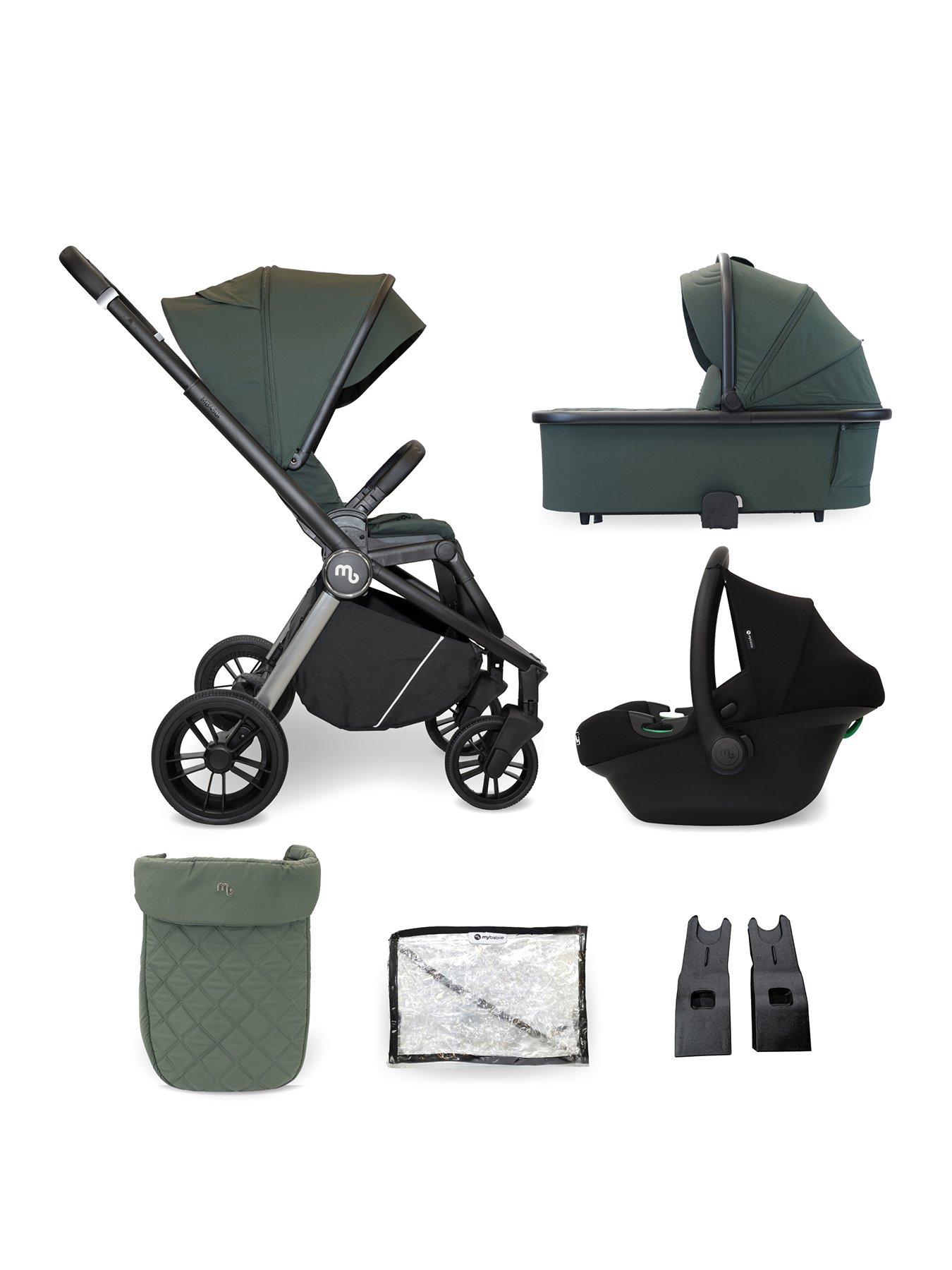 My Babiie MB450 3-in-1 Travel System - Forest Green