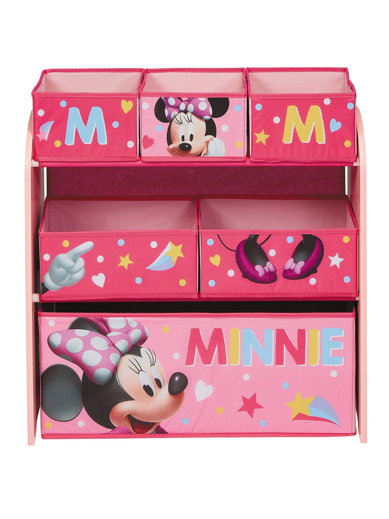 Image 2 of 3 of Minnie Mouse 6 Bin Storage Organiser