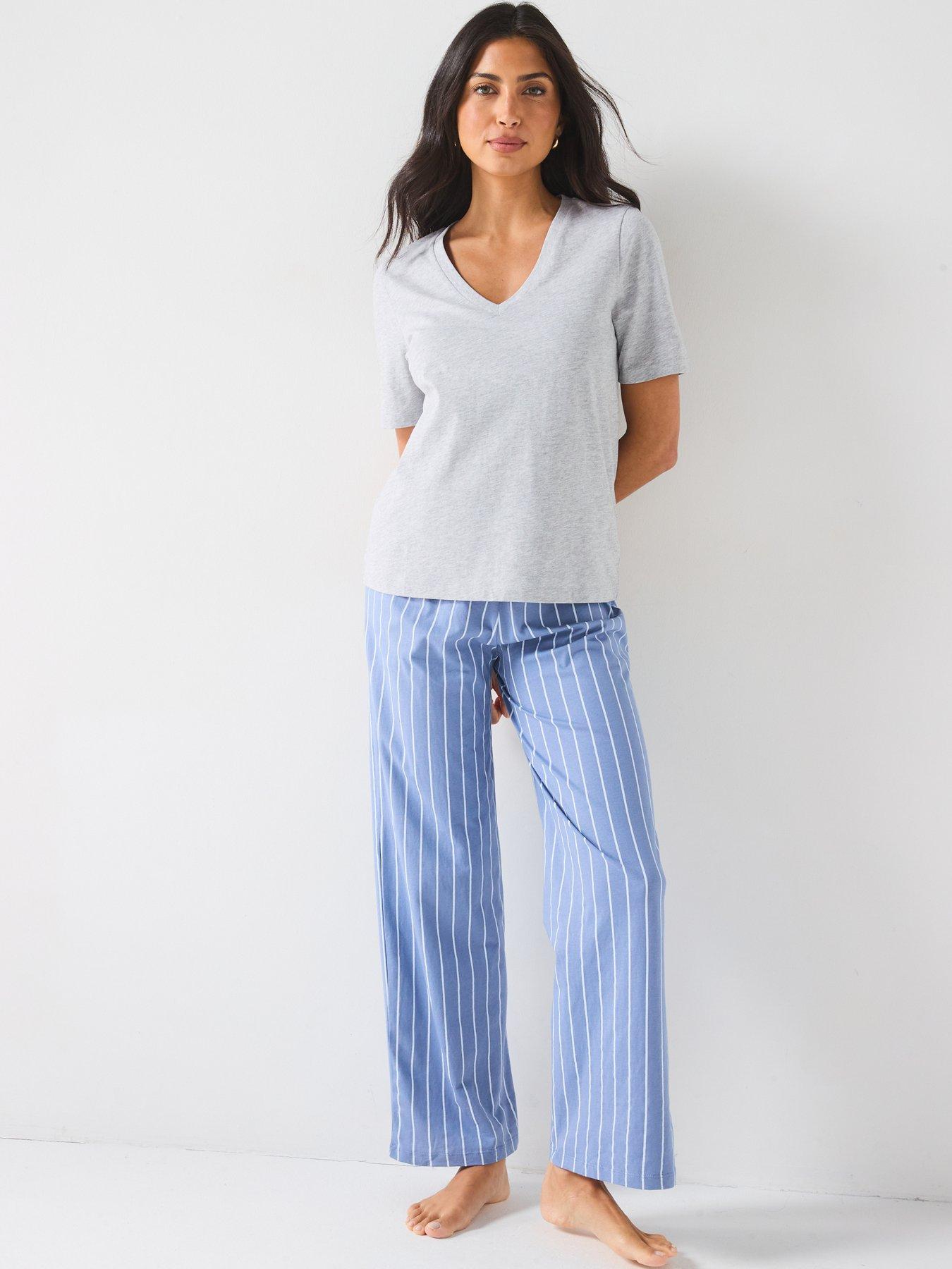 stillFront image of everyday-2pk-short-sleeve-and-wide-leg-multi