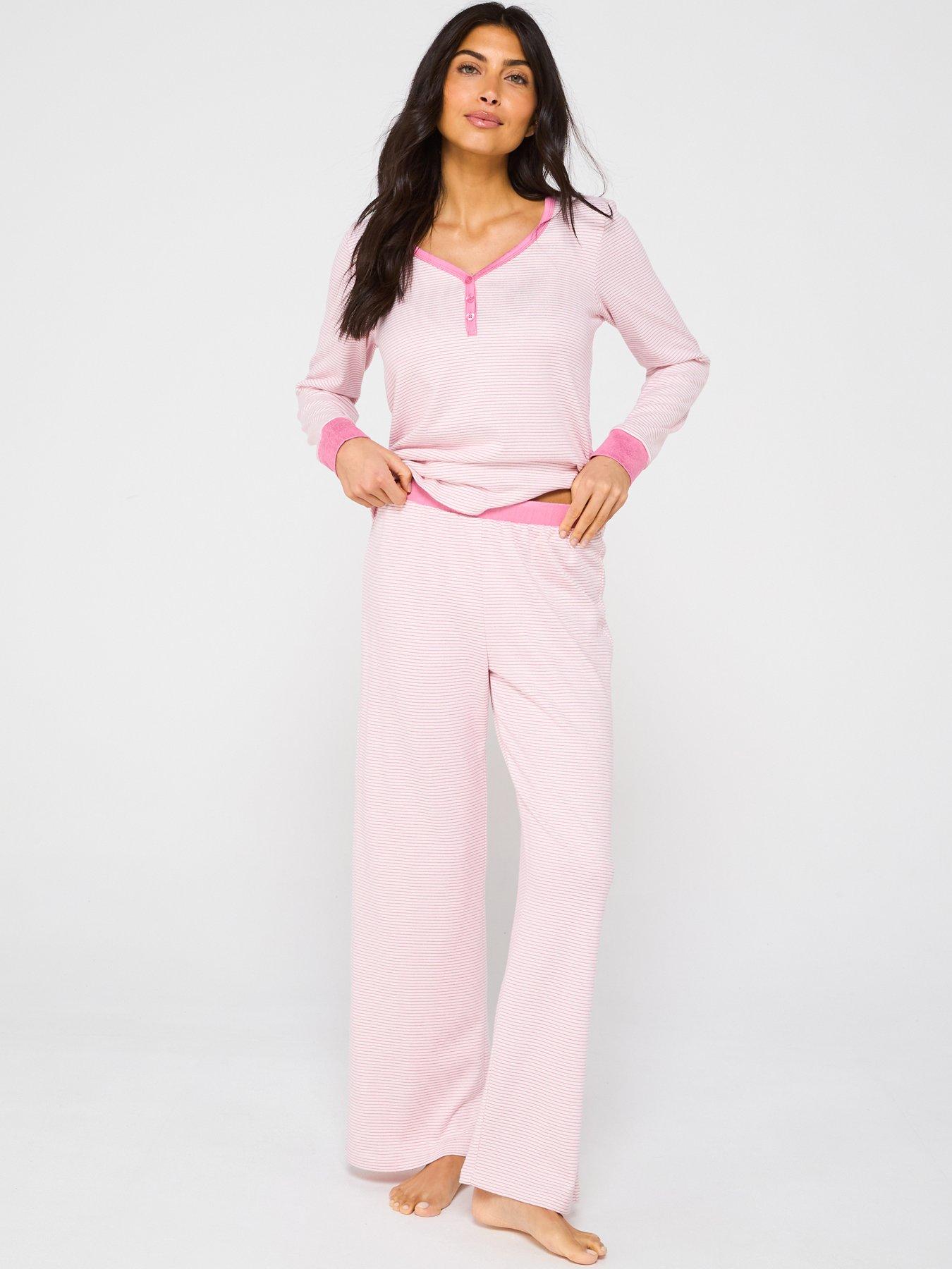 v-by-very-stripe-henley-long-sleeve-and-jogger-pj-set-pink