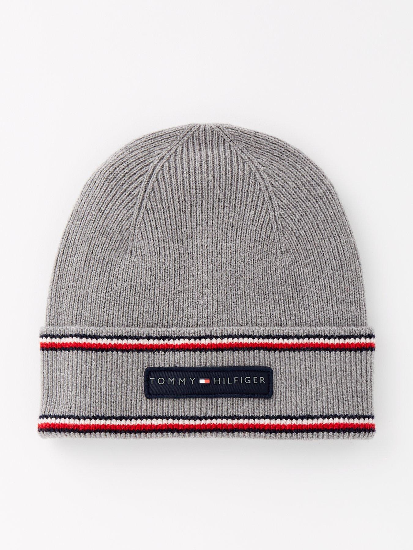 undefined Lambs Wool Beanie Hat - Grey