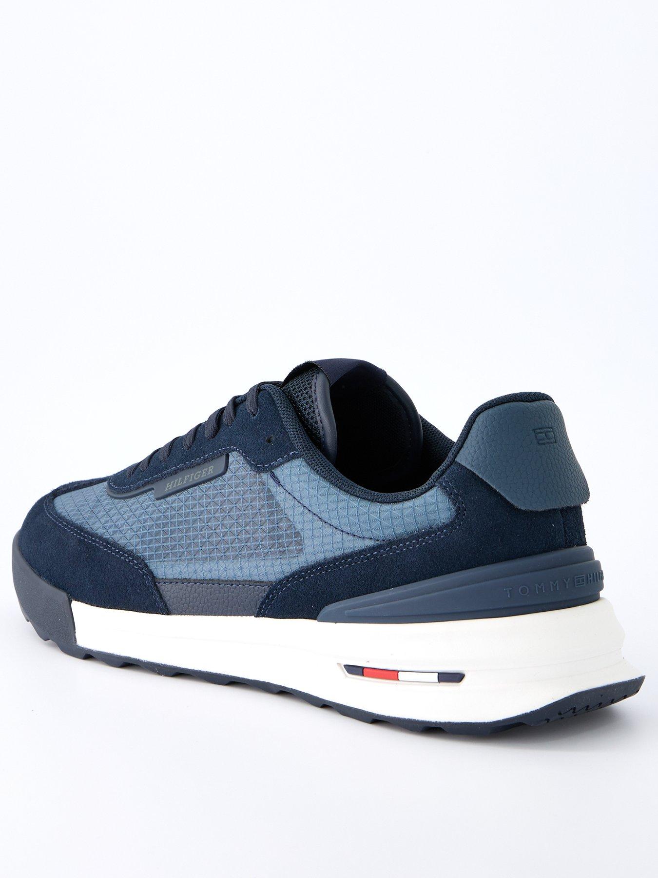  image of tommy-hilfiger-ripstop-retro-running-shoes-navy
