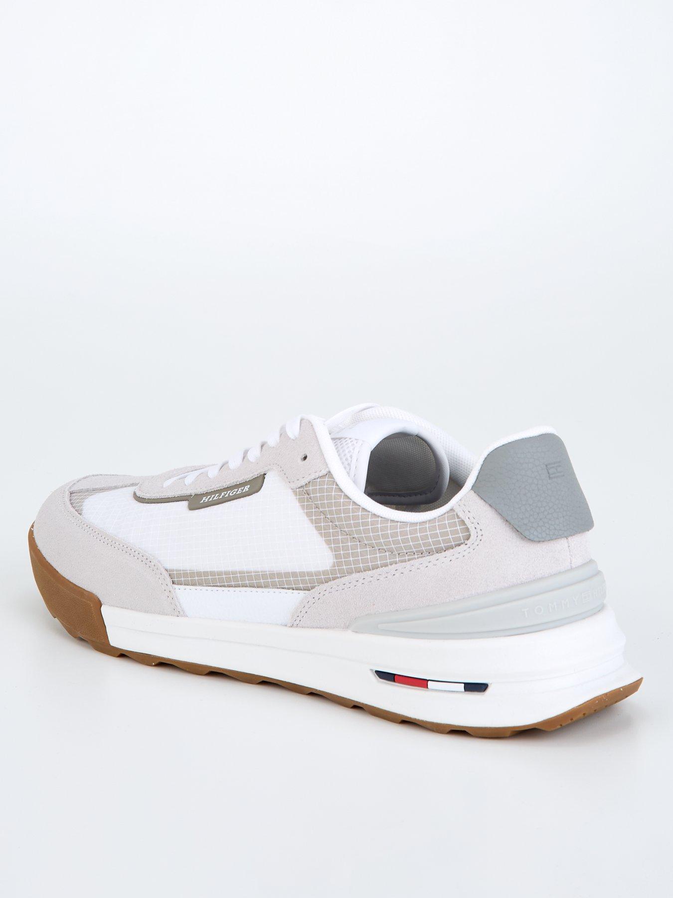  image of tommy-hilfiger-ripstop-retro-running-shoes-white