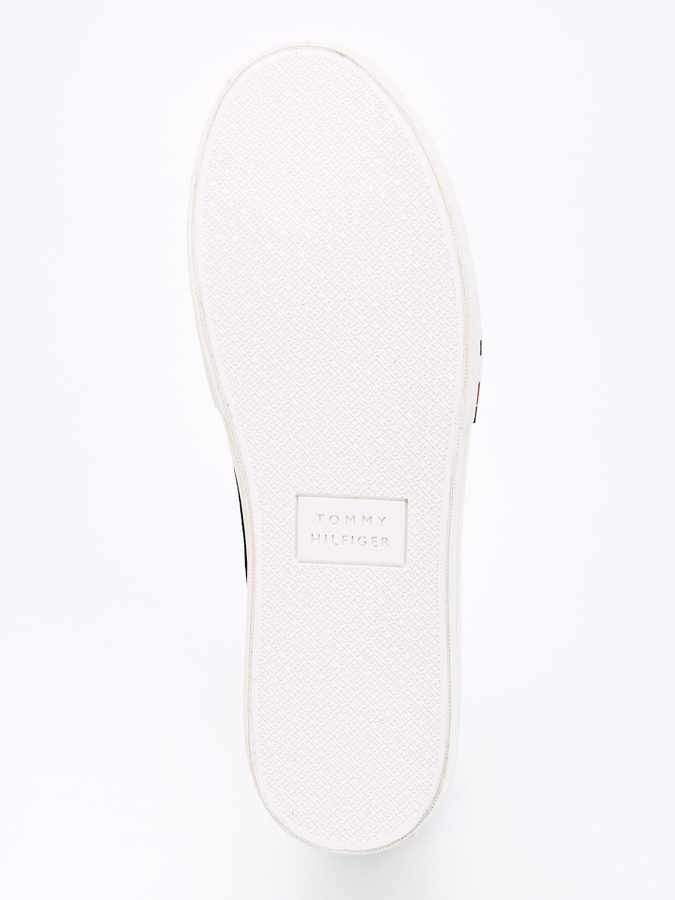  image of tommy-hilfiger-vulcanised-low-suede-shoes-navy