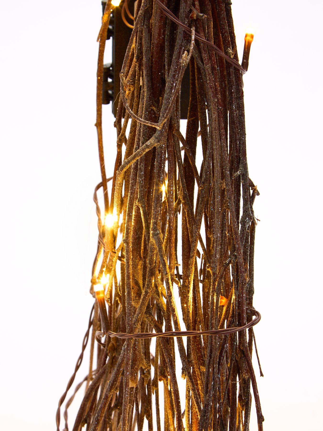 Image 4 of 5 of Heaven Sends Witch's Broom with Lights Halloween Decoration