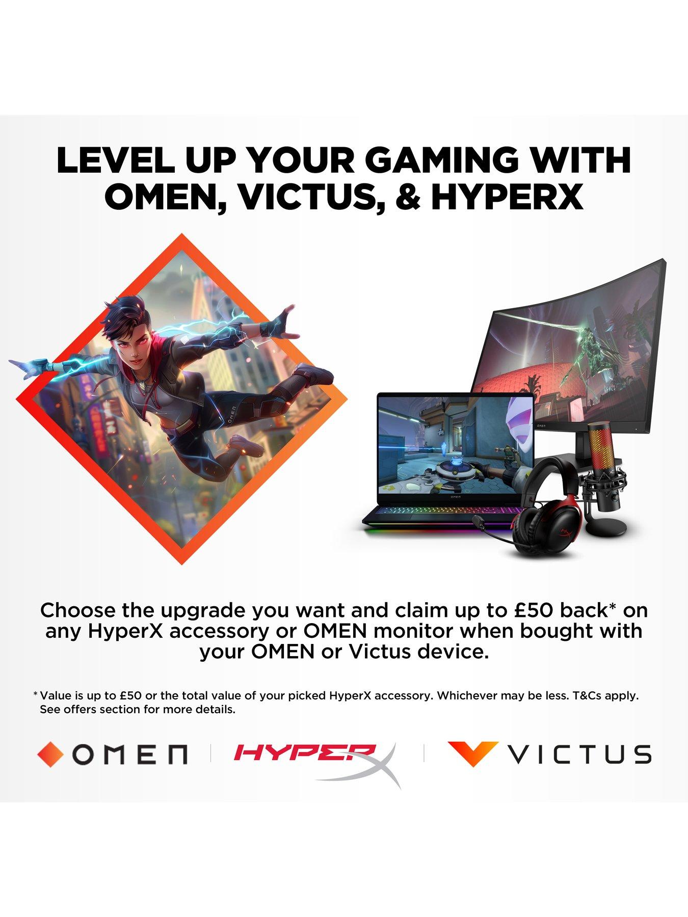 Image 2 of 8 of HP VICTUS 15-fb2004na Gaming Laptop - GeForce RTX 2050 - AMD Ryzen 5 - 8GB RAM - 512GB SSD - 15.6in - Full HD