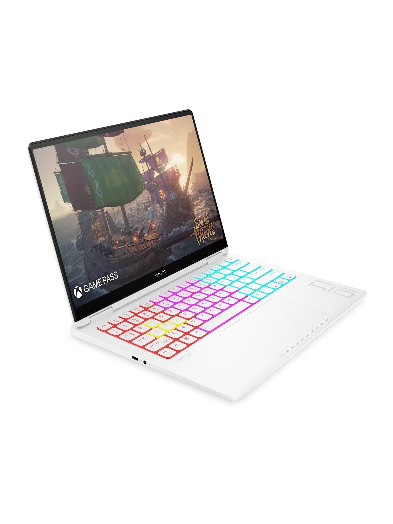 Image 7 of 8 of HP OMEN Transcend&nbsp;14-fb0012na Gaming Laptop -&nbsp;14in 2.8K OLED,&nbsp;GeForce RTX 4060, Intel Core Ultra 7, 16GB RAM, 1TB SSD&nbsp;- White