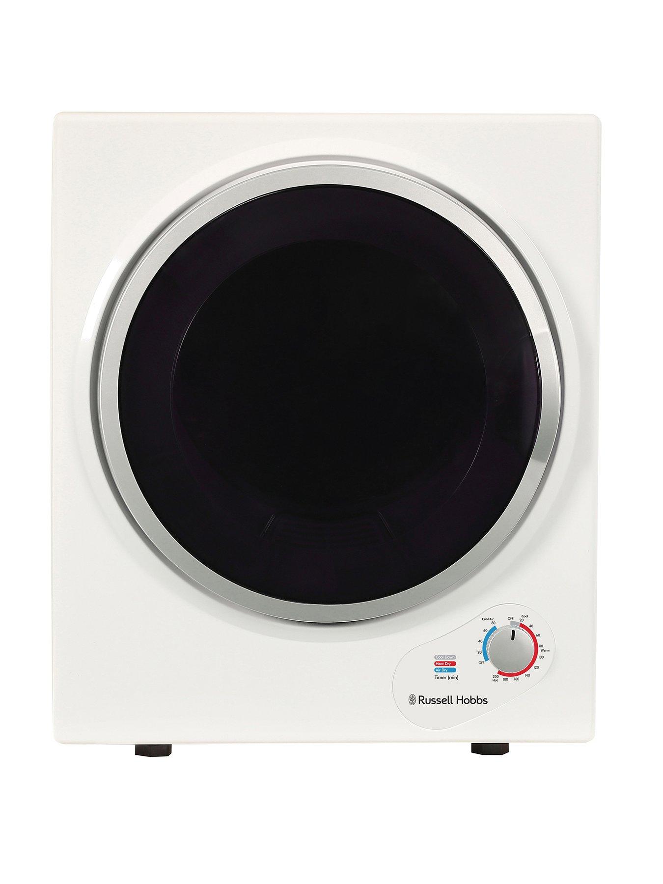 Russell Hobbs RH3VTD800 2.5kg Compact Vented Tumble Dryer in White