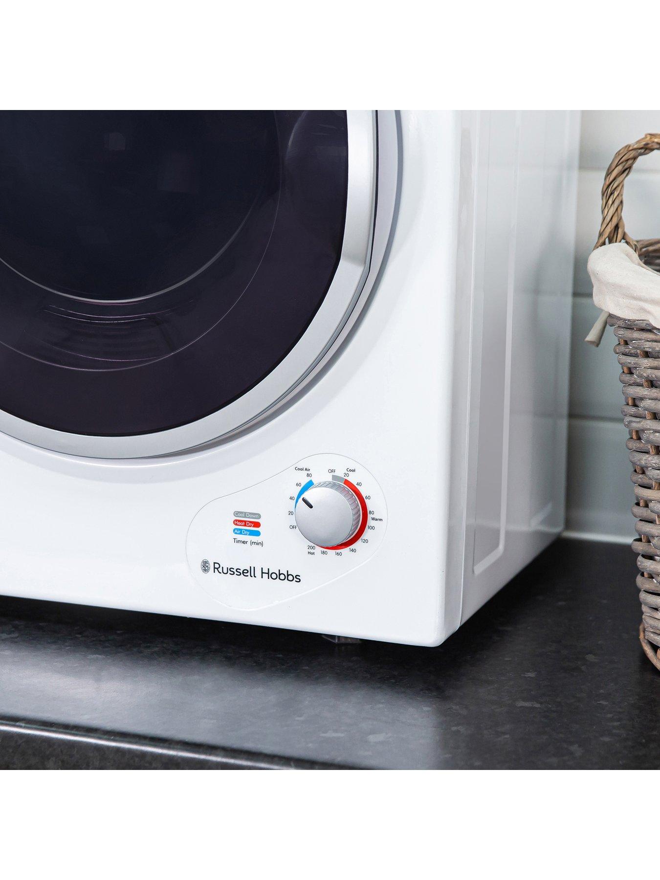 Image 6 of 8 of Russell Hobbs RH3VTD800 2.5kg Compact Vented Tumble Dryer in White