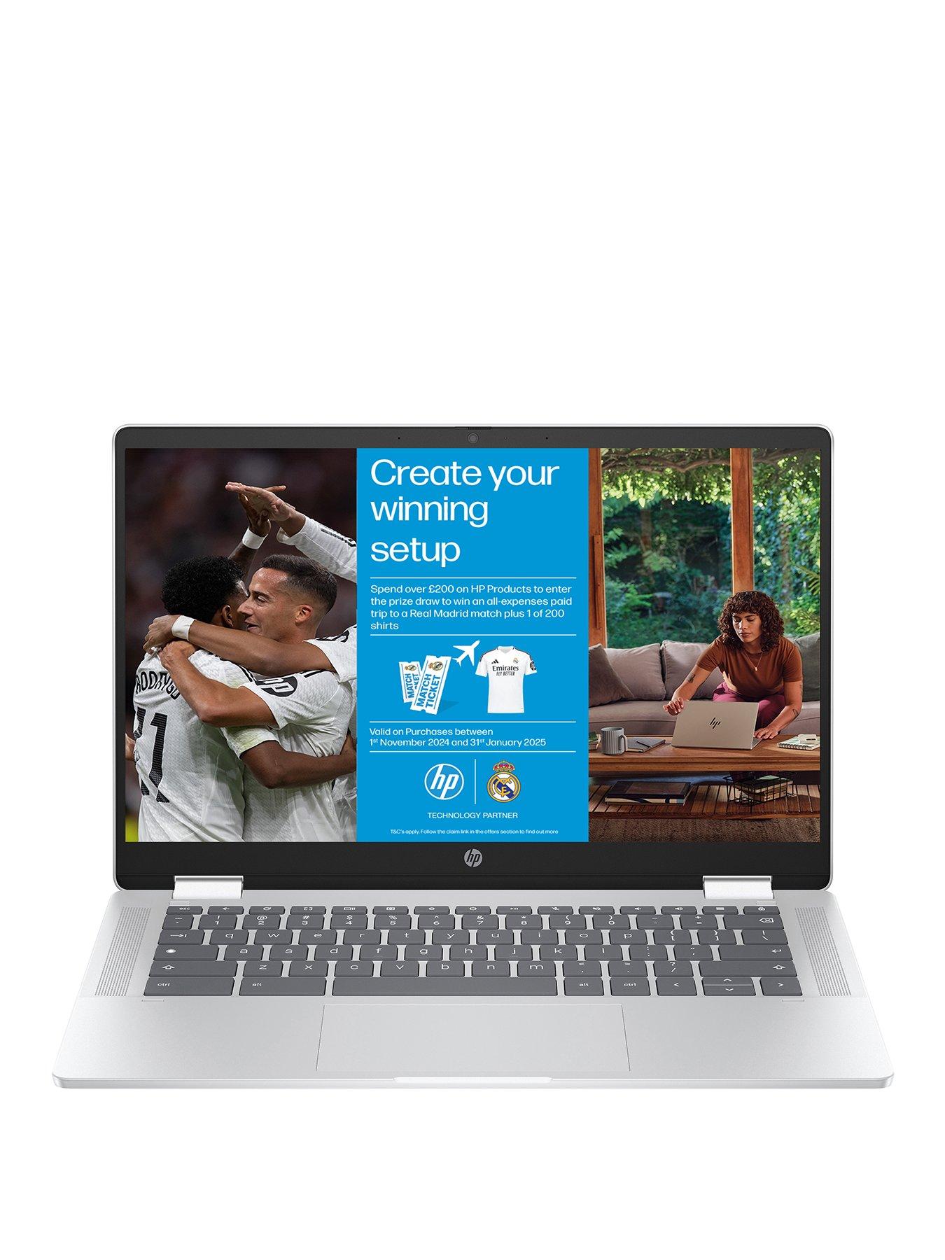  image of hp-chromebook-x360-14b-cd0002na-14in-hd-intel-n100nbsp4gb-ram-128gb-ssd-silver