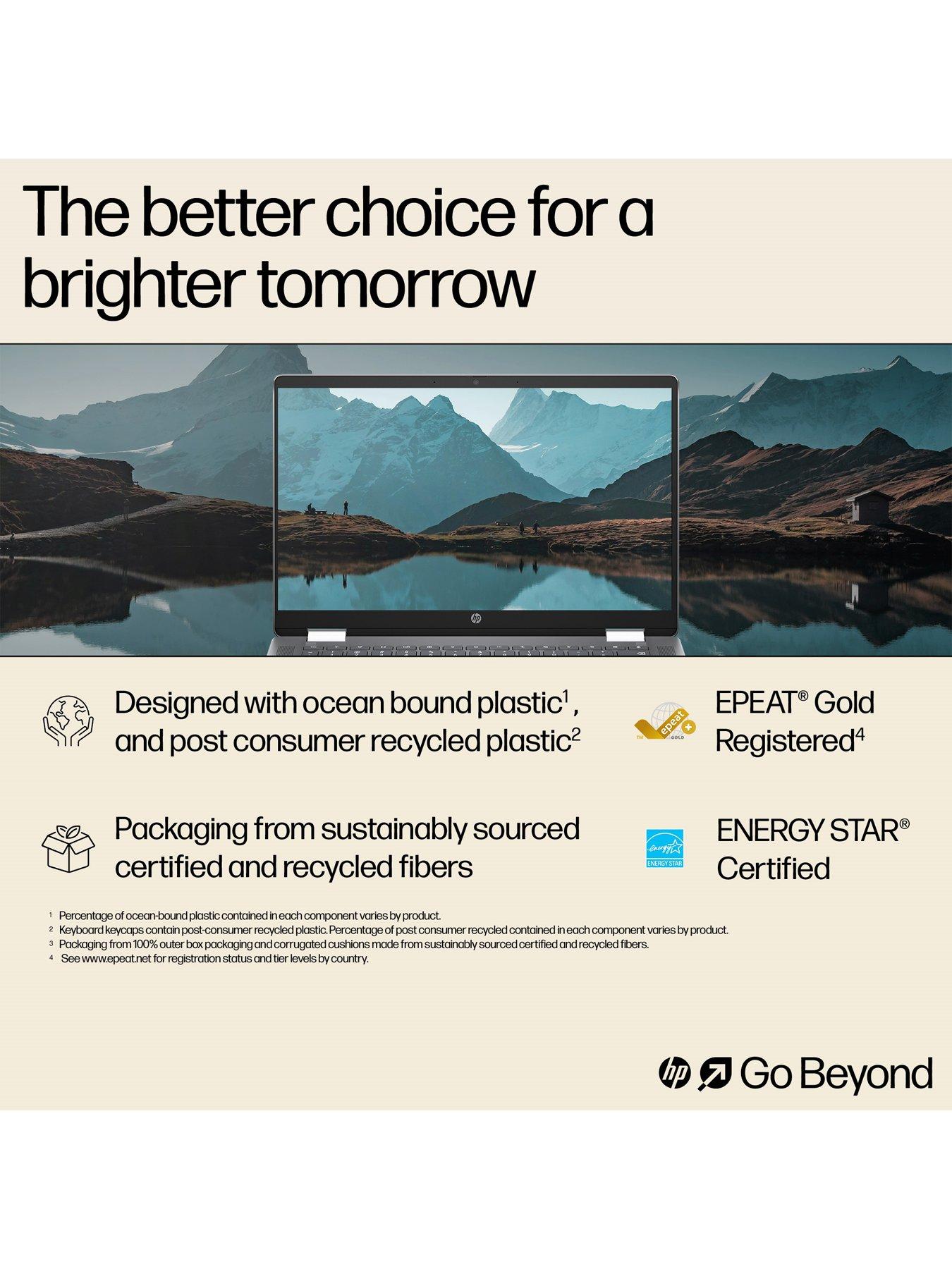  image of hp-chromebook-x360-14b-cd0002na-14in-hd-intel-n100nbsp4gb-ram-128gb-ssd-silver