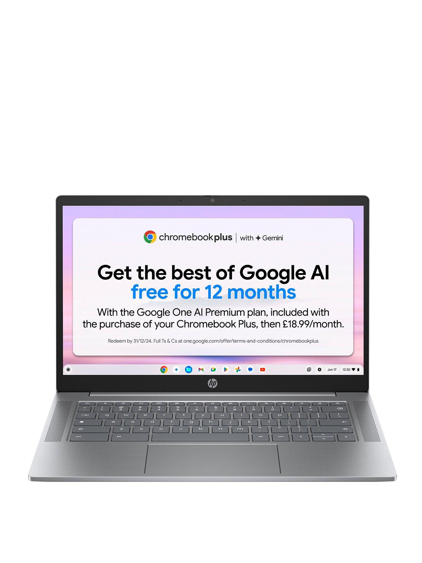 front image of hp-chromebook-plus-14a-nf0000na-14in-fhdnbspintel-core-i3-8gb-ramnbsp256gb-ssd-silver