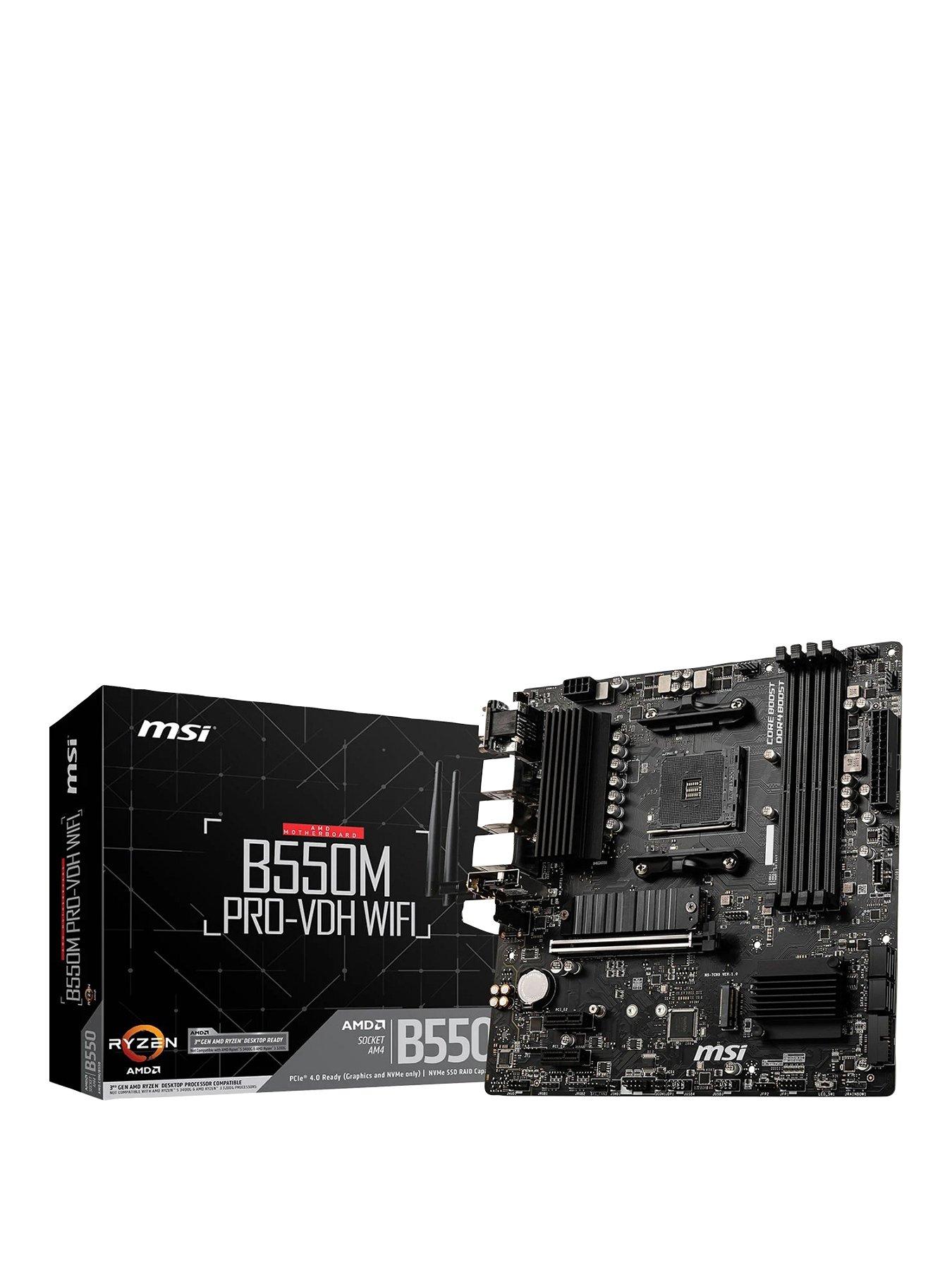 MSI Am4 B550M Pro-Vdh WiFi Micro-Atx Motherboard