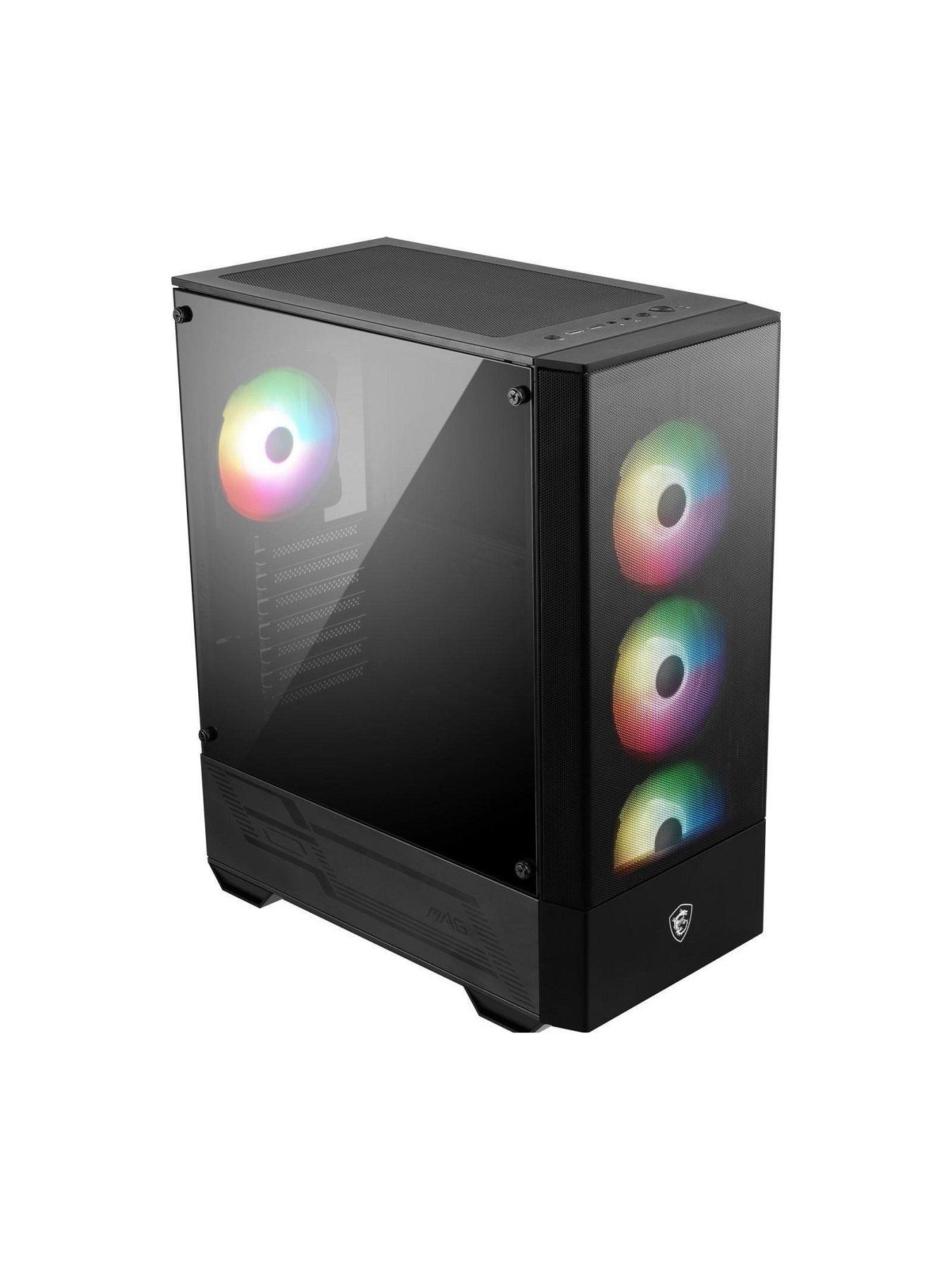  image of msi-mag-forge-112r-black-pc-gaming-case