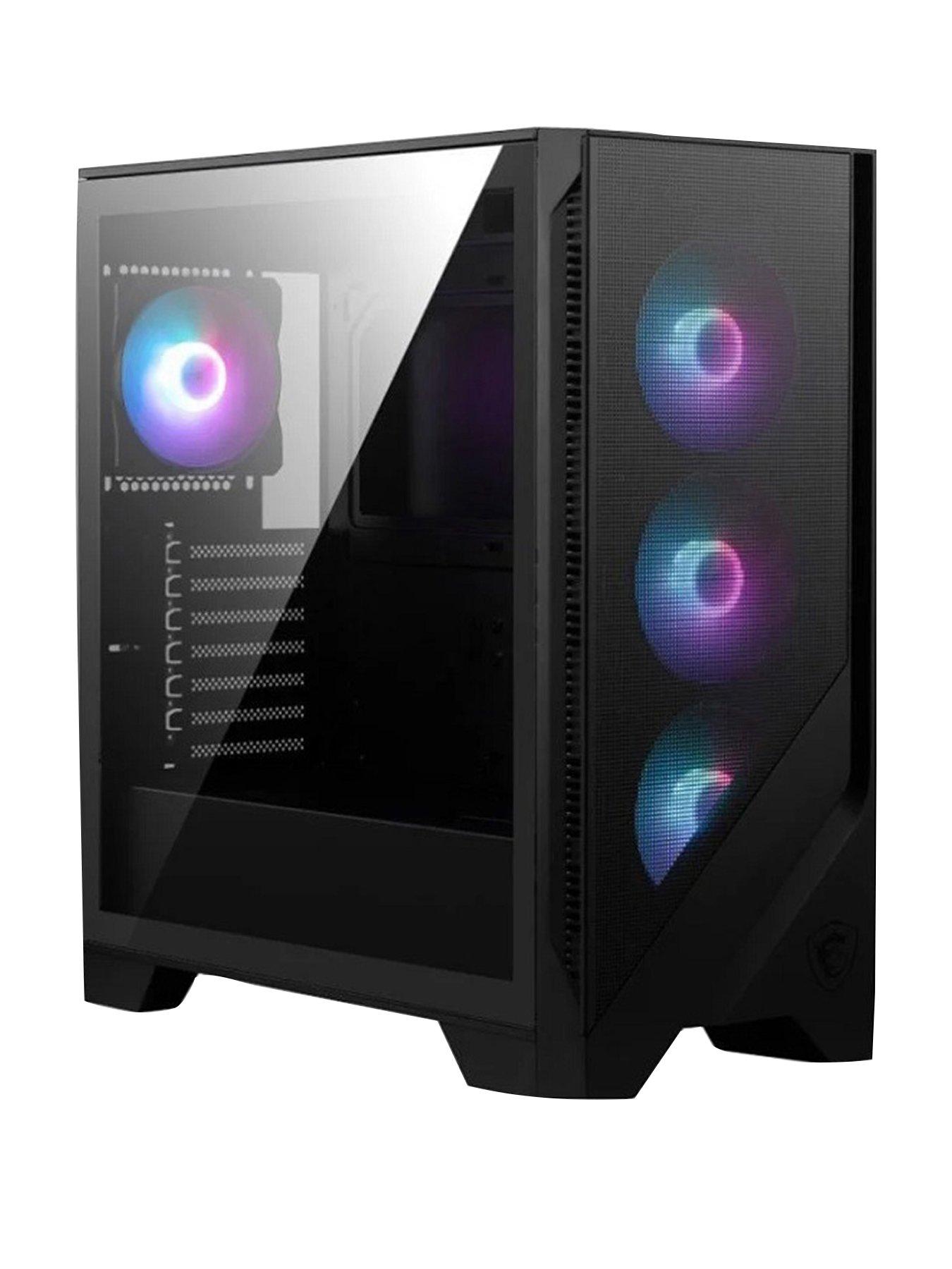 Image 2 of 6 of MSI MAG Forge 320R Airflow Black PC Gaming Case