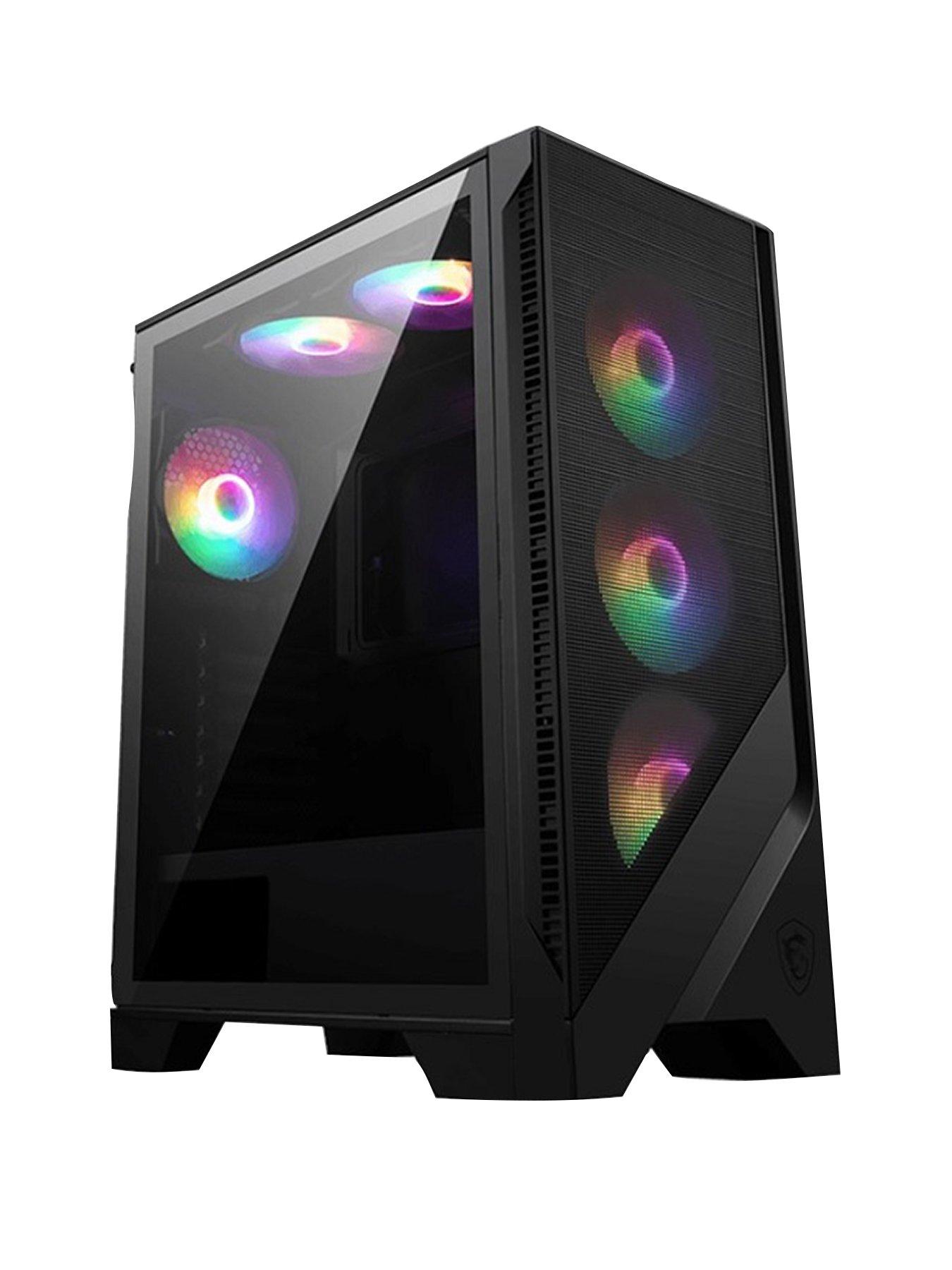 Image 1 of 5 of MSI MAG Forge 120A Airflow Black PC Gaming Case