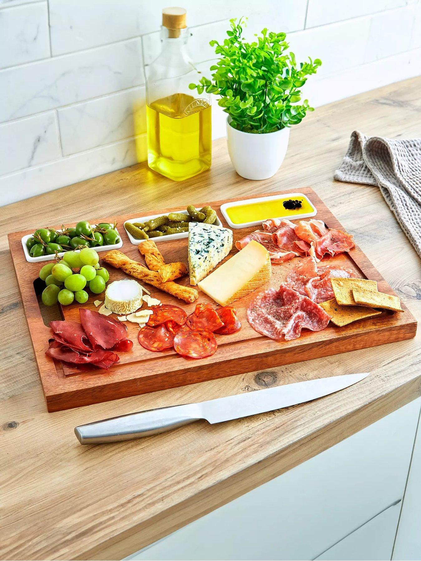  image of tower-chopping-board-with-dipping-bowls